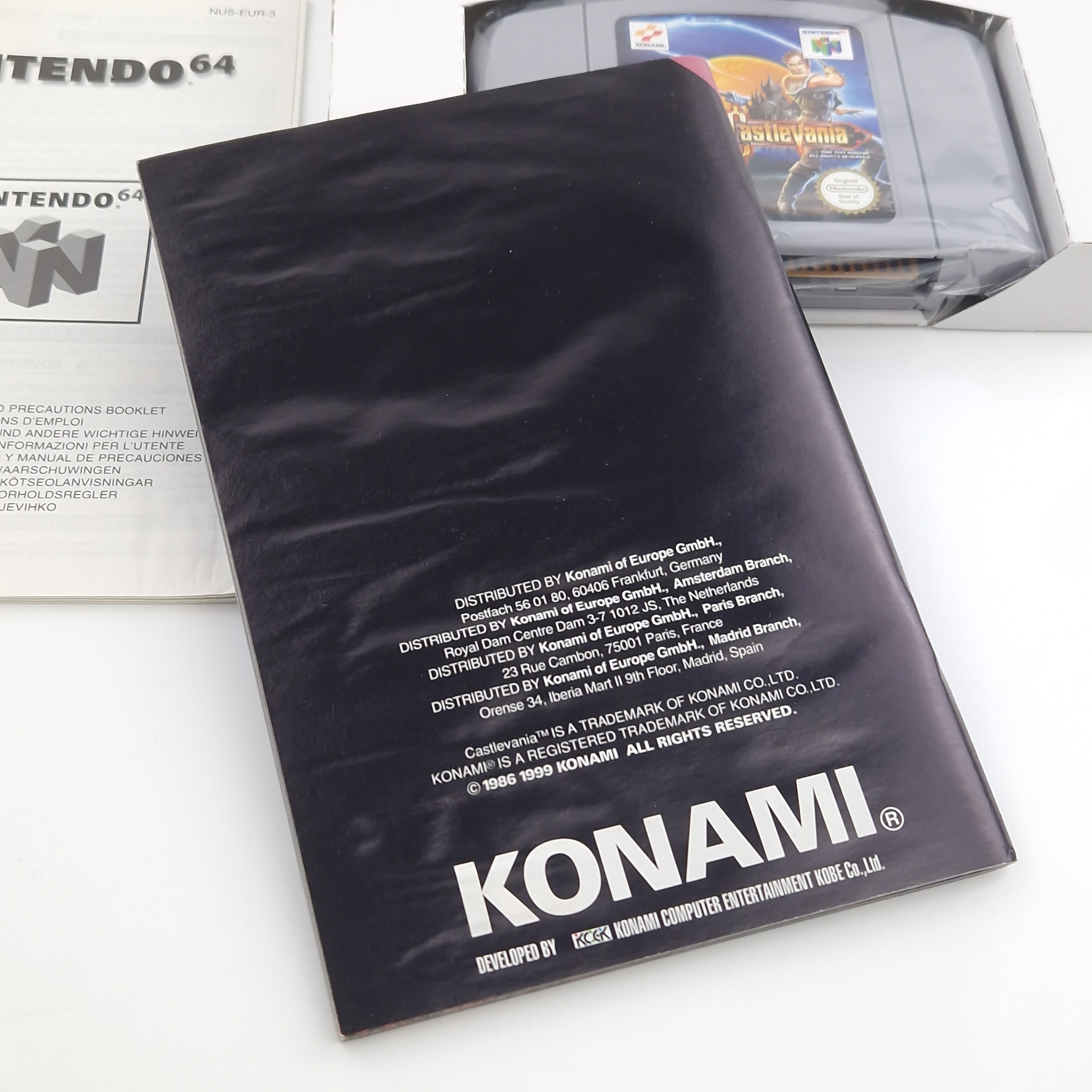 Nintendo 64 Spiel – Castlevania Modul OVP PAL EUR-1