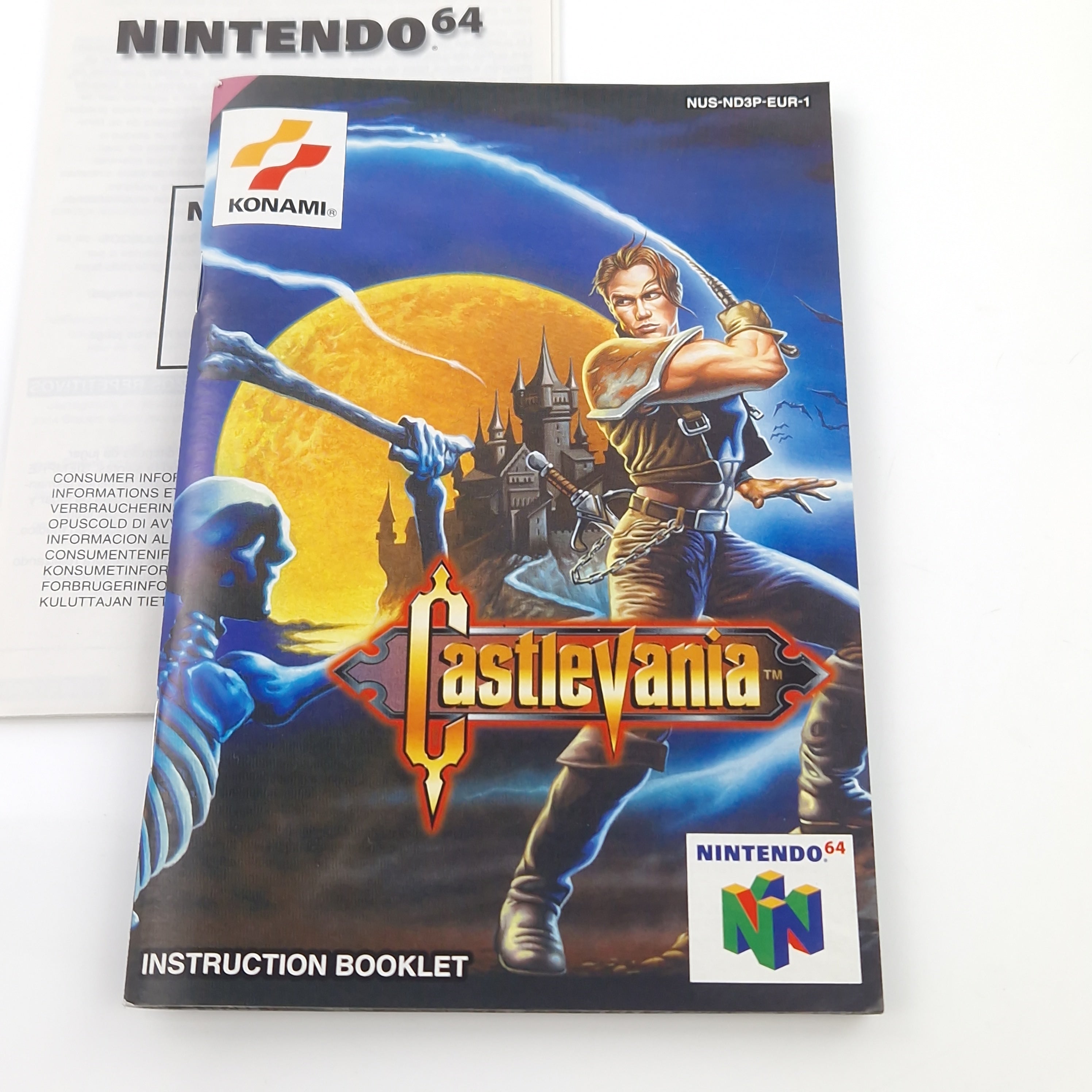 Nintendo 64 Spiel – Castlevania Modul OVP PAL EUR-1