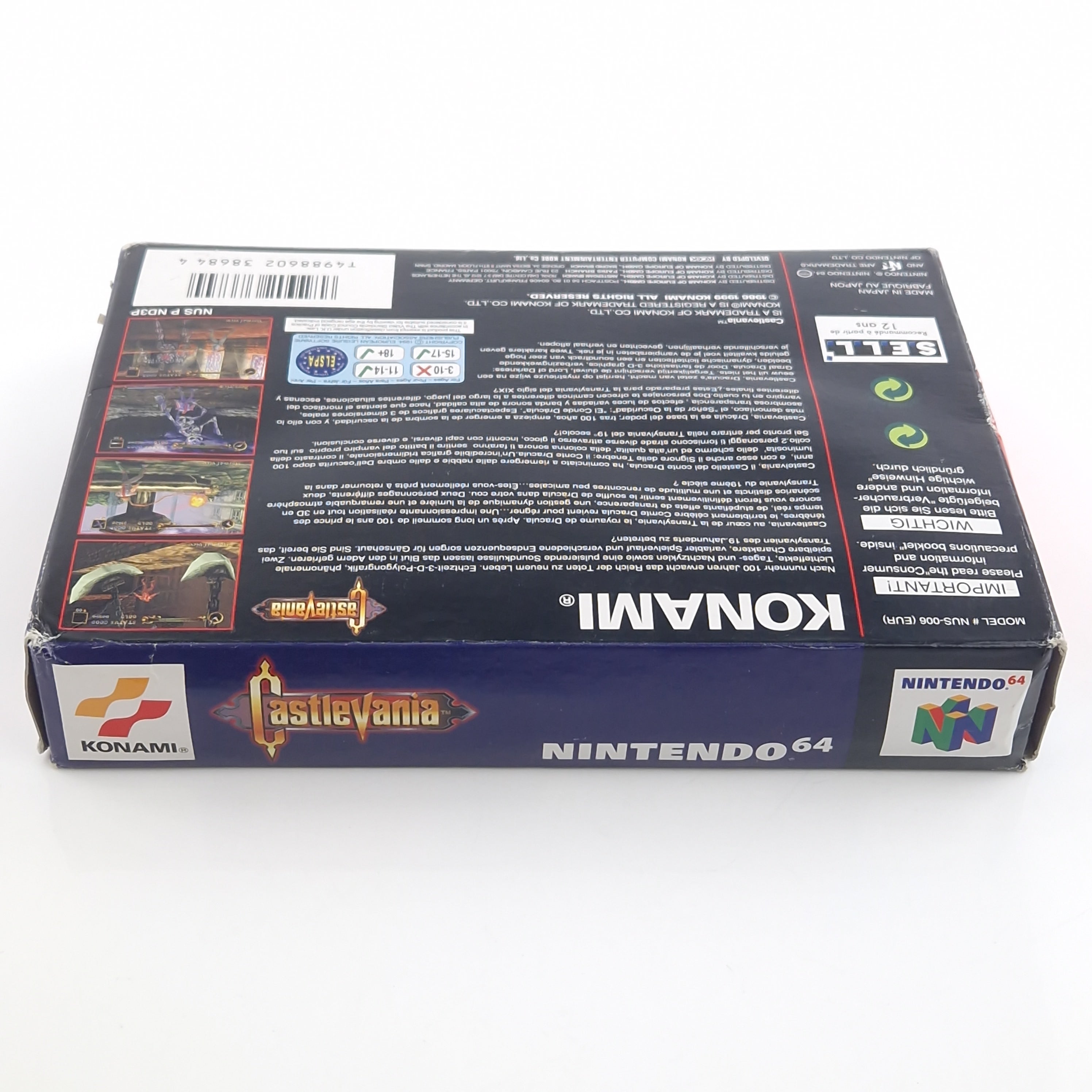 Nintendo 64 Spiel – Castlevania Modul OVP PAL EUR-1