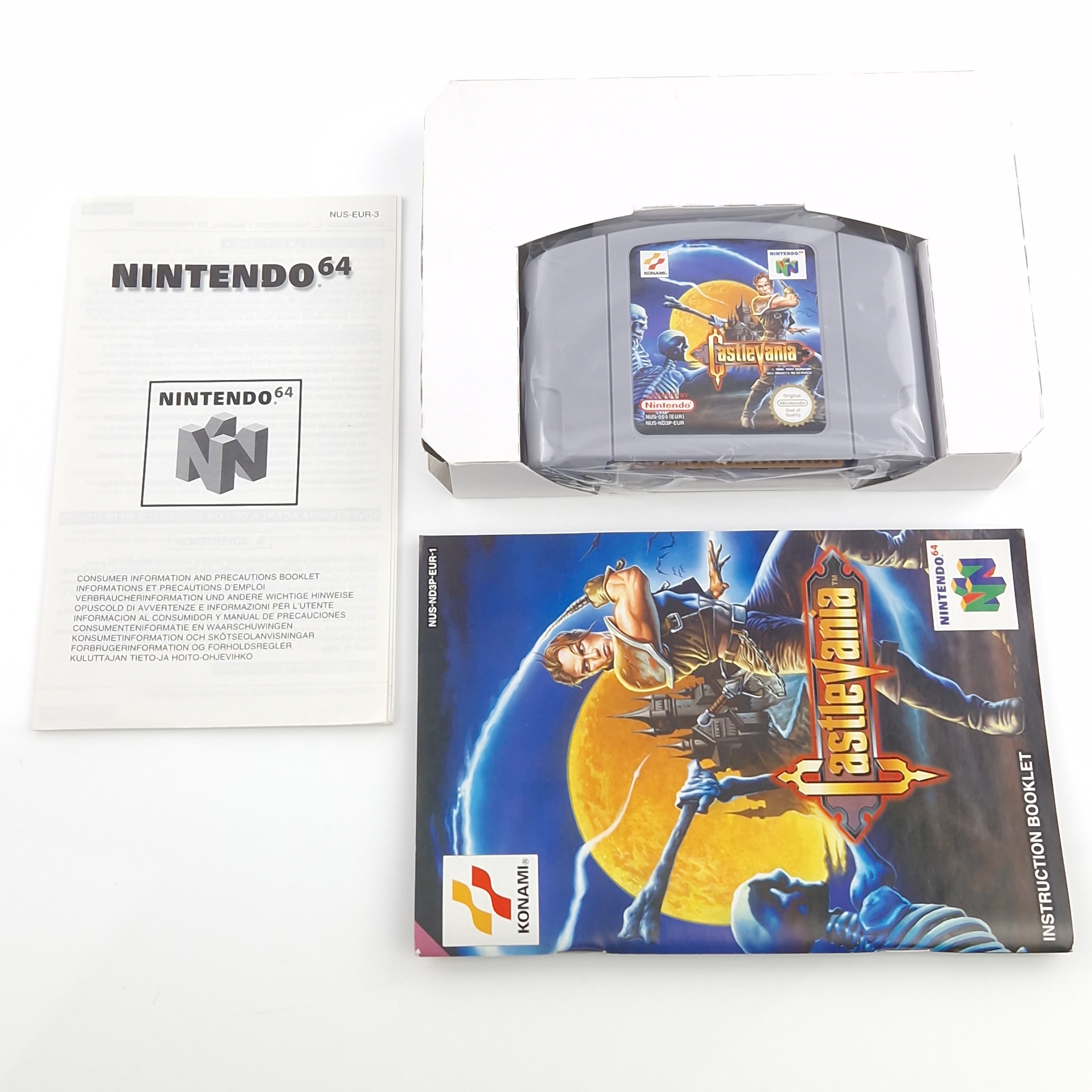 Nintendo 64 Spiel – Castlevania Modul OVP PAL EUR-1