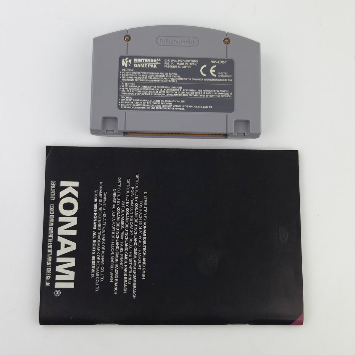 Nintendo 64 Spiel Castlevania Modul OVP PAL