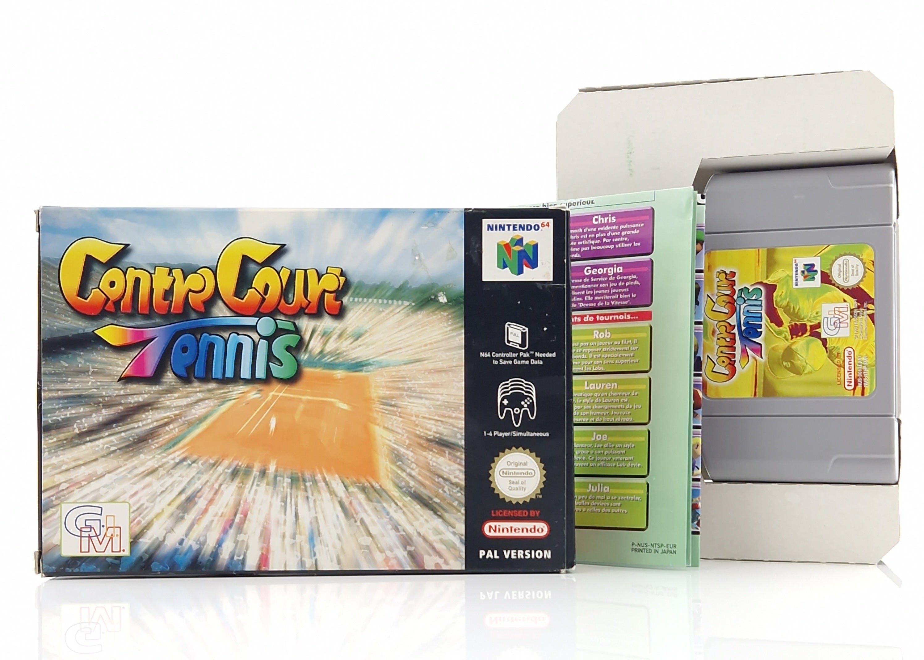 Nintendo 64 Spiel – Centre Court Tennis (N64 PAL OVP)