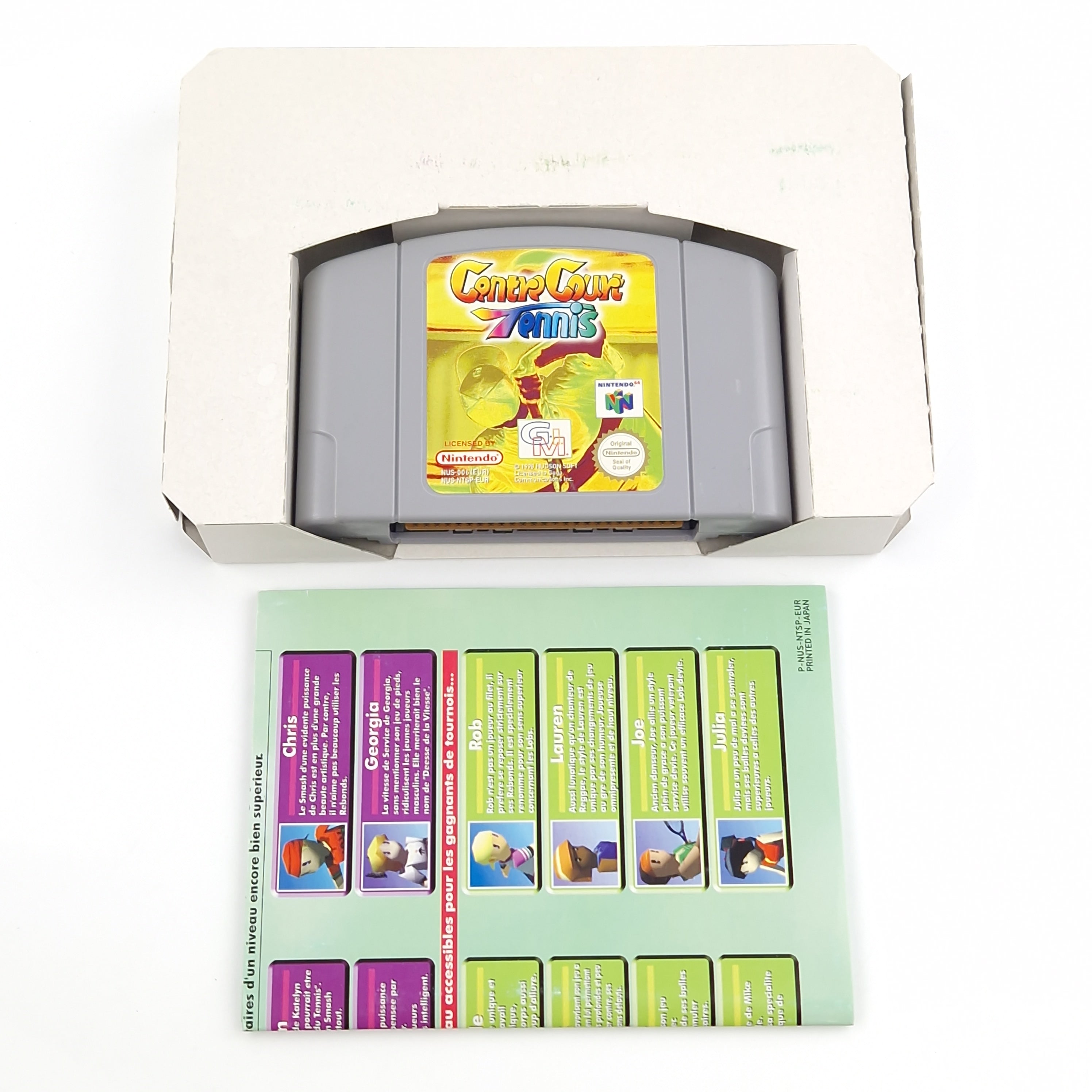 Nintendo 64 Spiel – Centre Court Tennis (N64 PAL OVP)