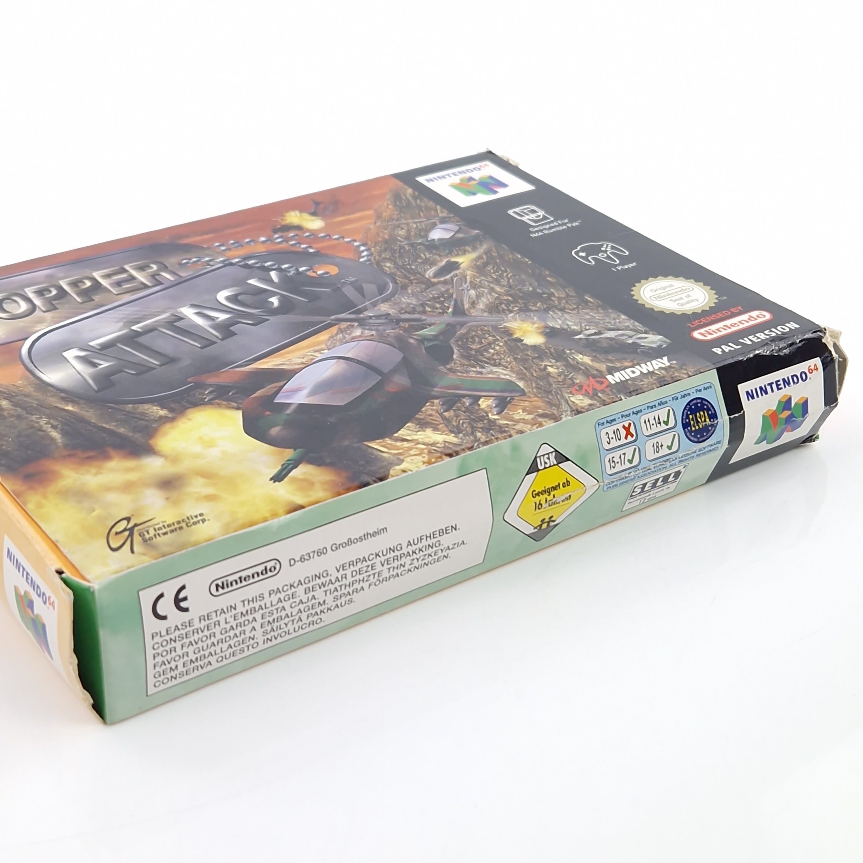 Nintendo 64 Spiel – Chopper Attack (N64 PAL OVP Anleitung)