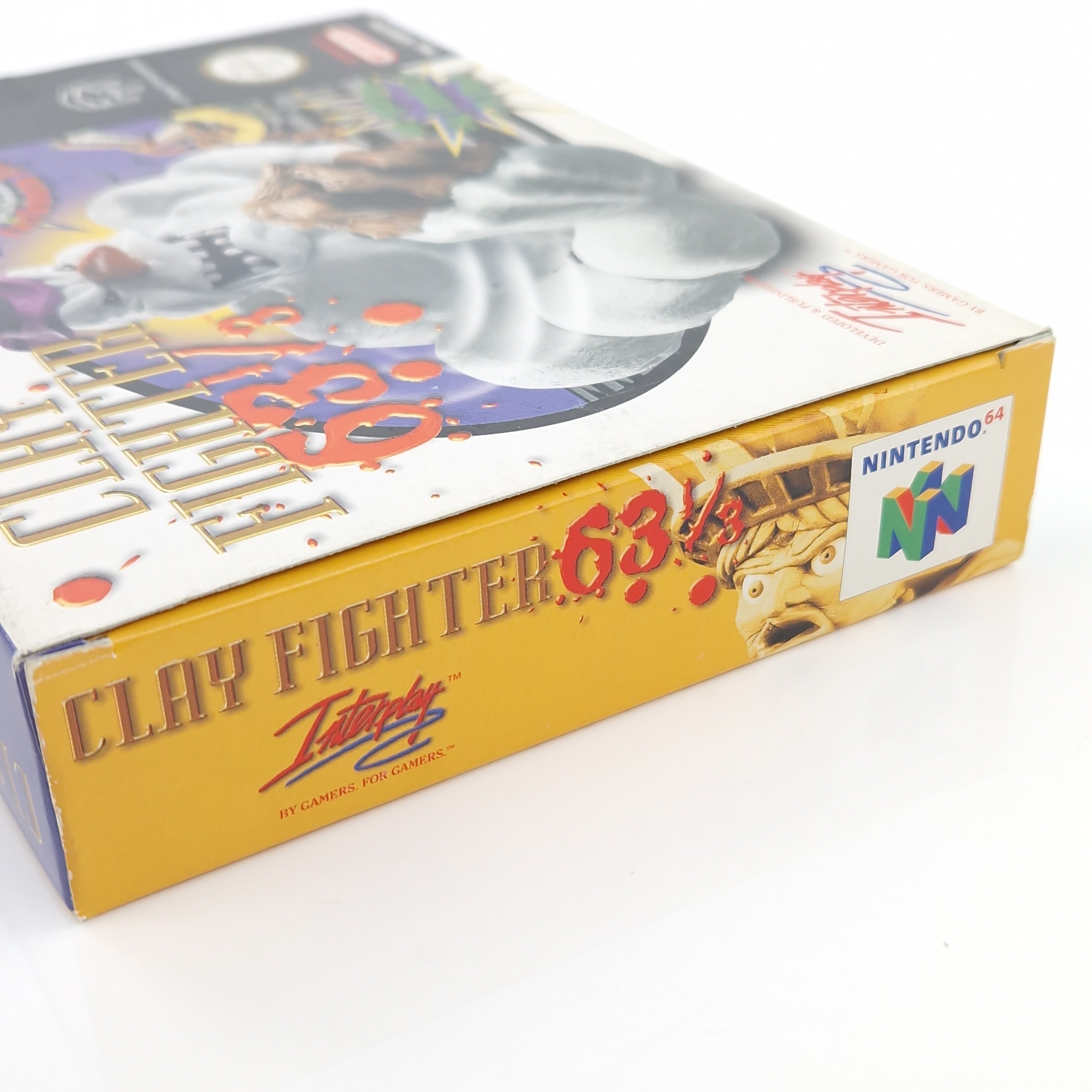 Nintendo 64 Spiel – Clay Fighter 63 1/3 (N64 PAL OVP)