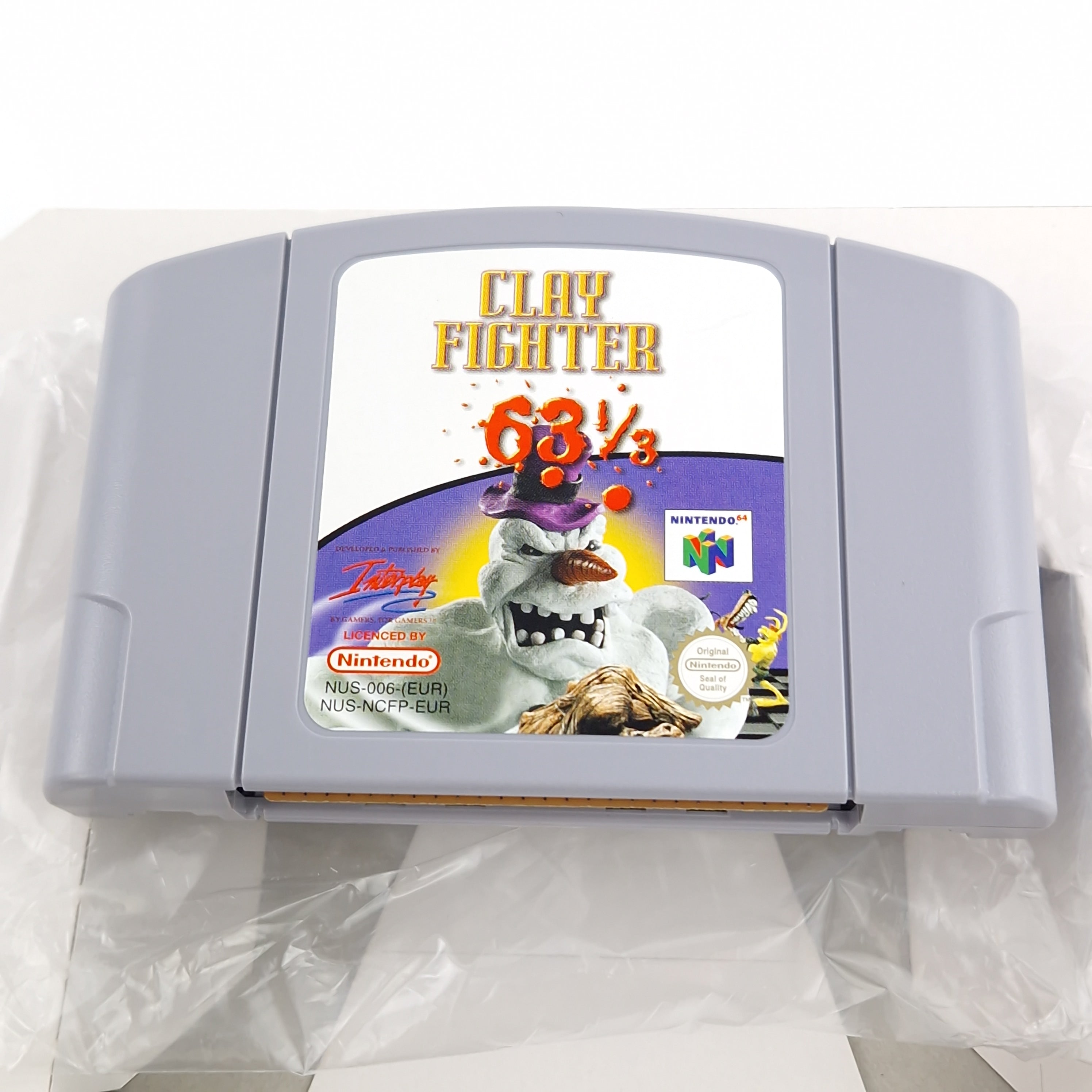 Nintendo 64 Spiel – Clay Fighter 63 1/3 (N64 PAL OVP)