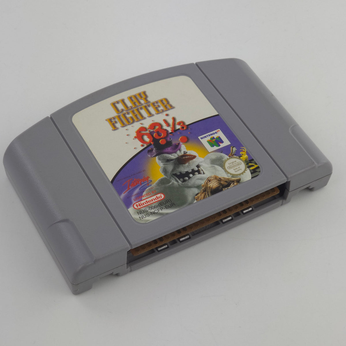 Nintendo 64 Spiel Clay Fighter 63 1/3 PAL EUR
