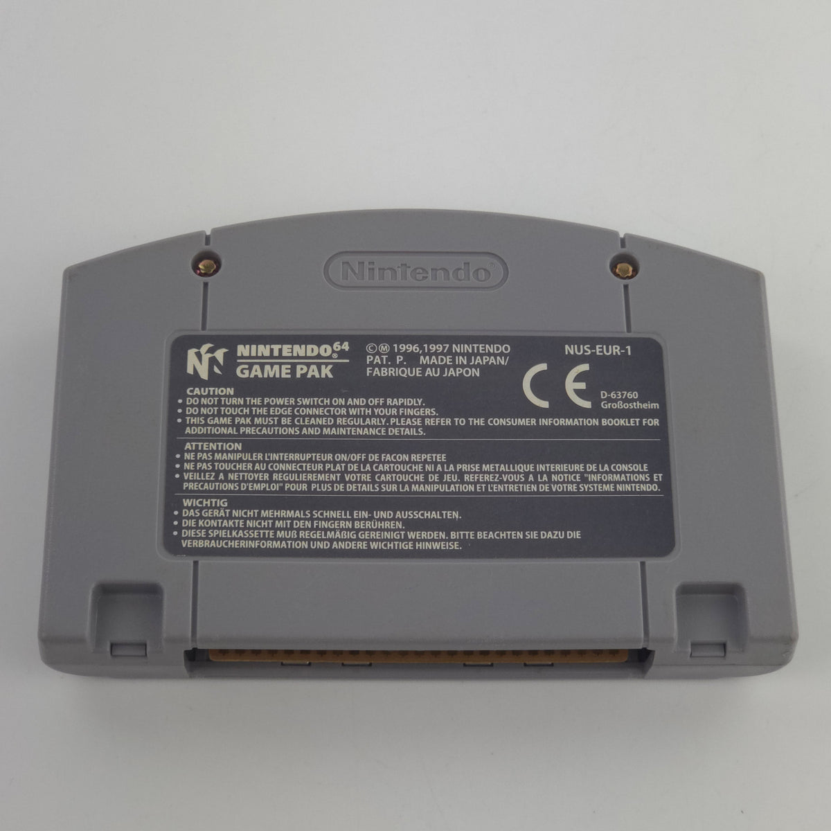 Nintendo 64 Spiel Clay Fighter 63 1/3 PAL EUR