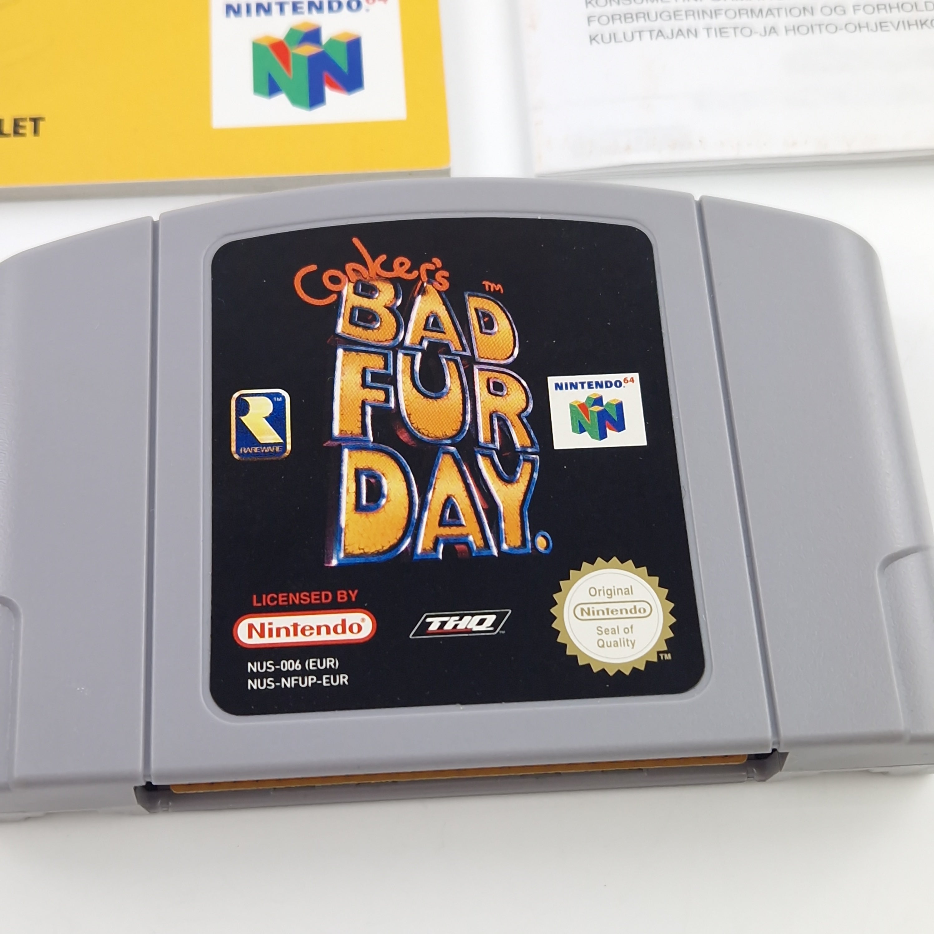 Nintendo 64 Spiel – Conkers Bad Fur Day N64 PAL OVP