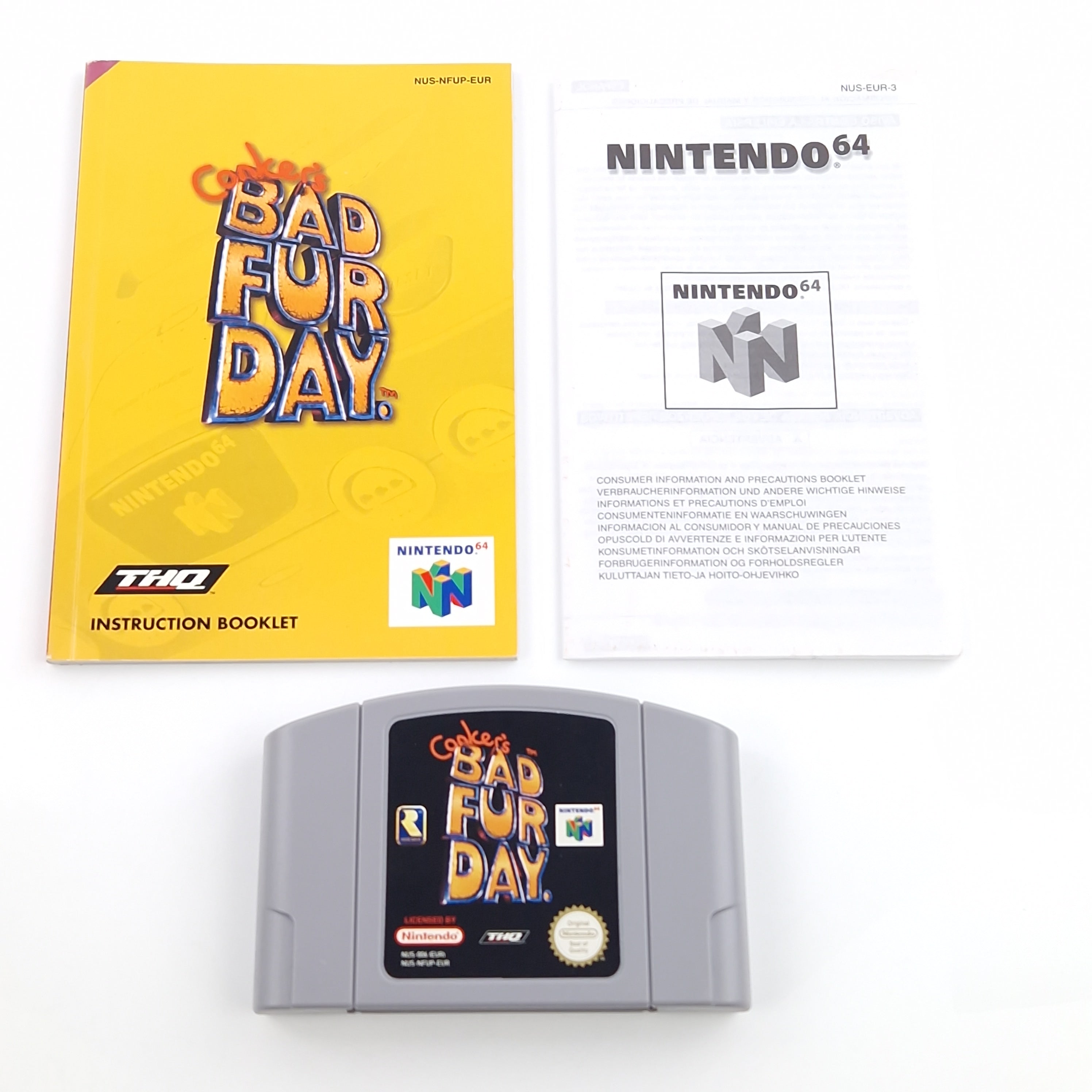 Nintendo 64 Spiel – Conkers Bad Fur Day N64 PAL OVP