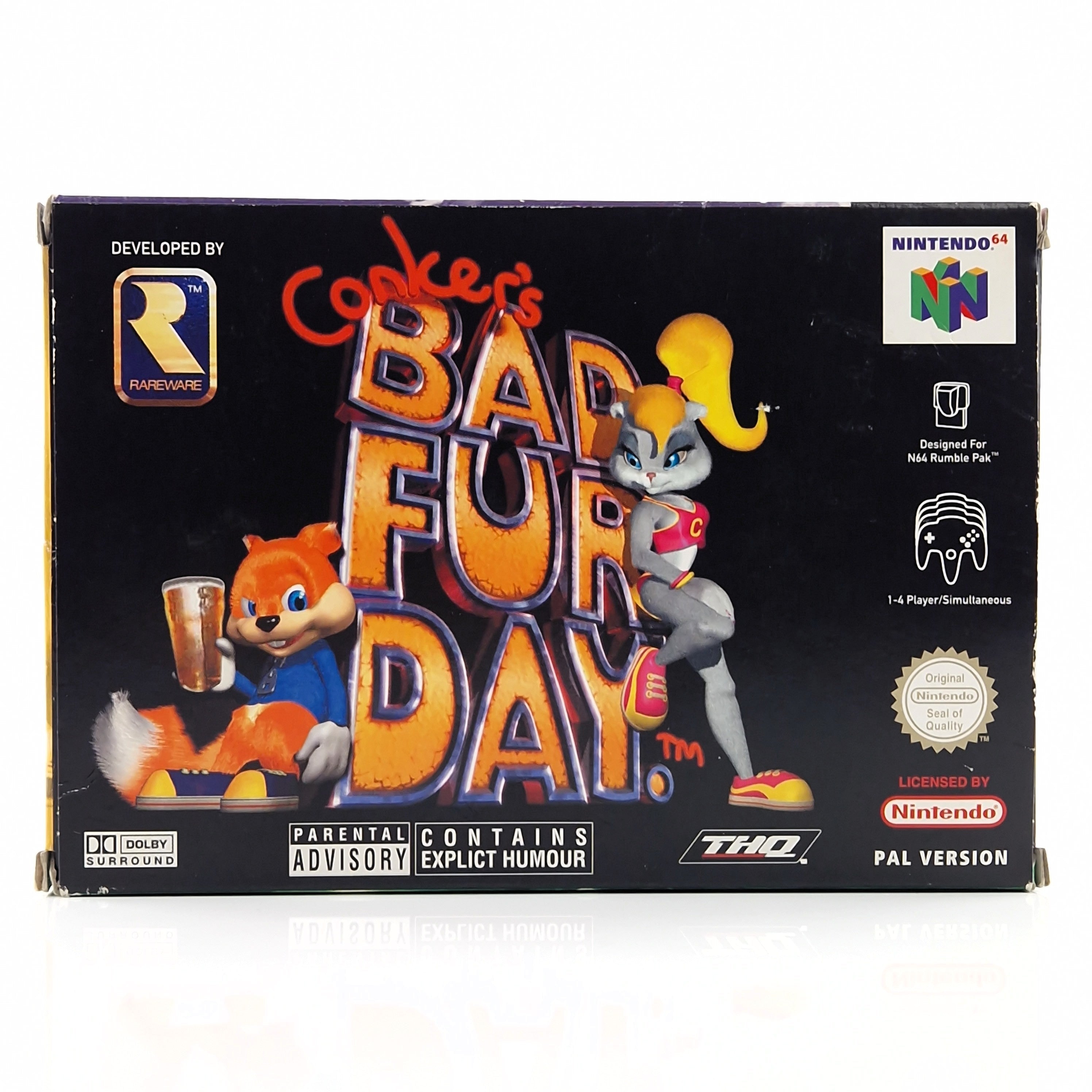 Nintendo 64 Spiel – Conkers Bad Fur Day N64 PAL OVP