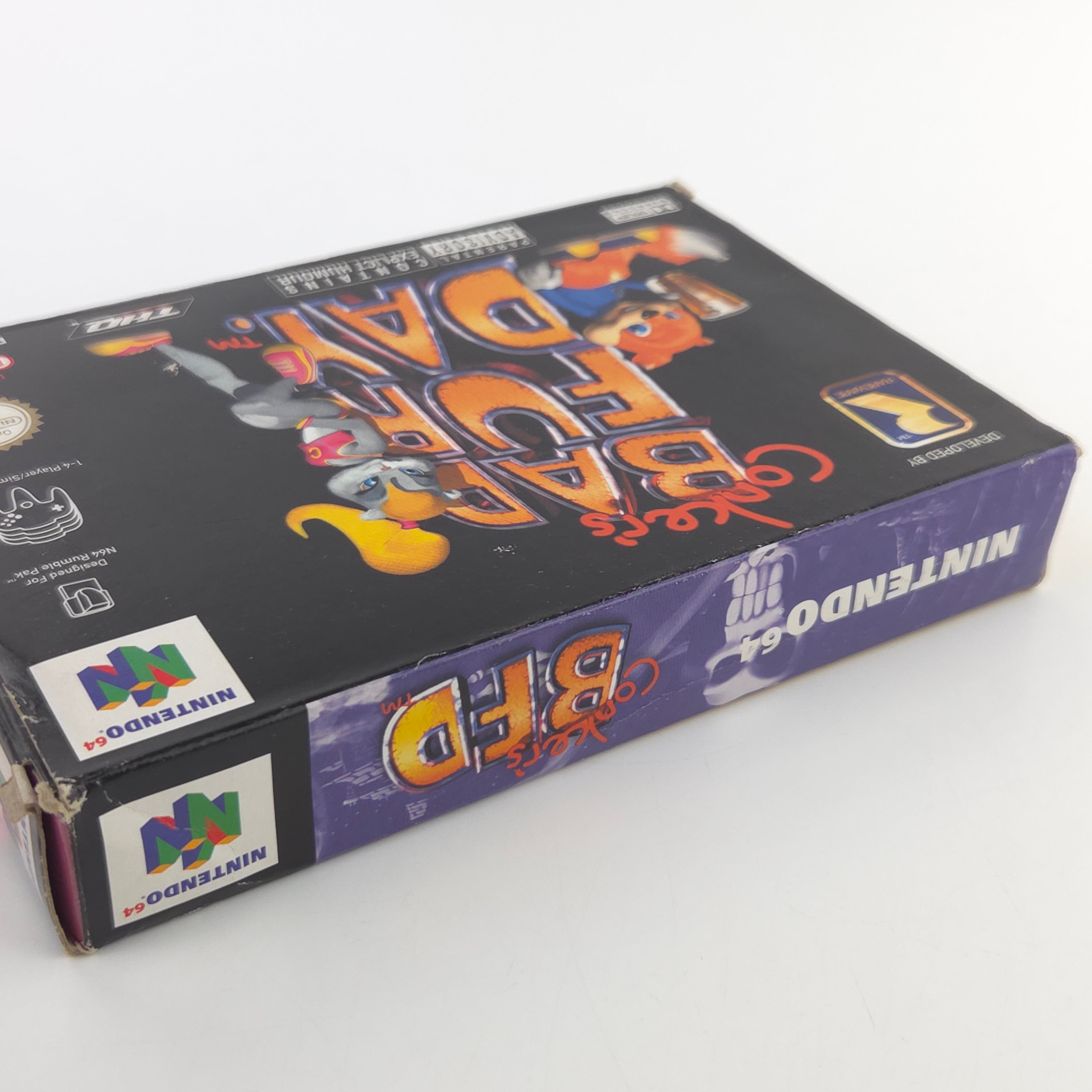 Nintendo 64 Spiel Conkers Bad Fur Day N64 OVP CIB PAL