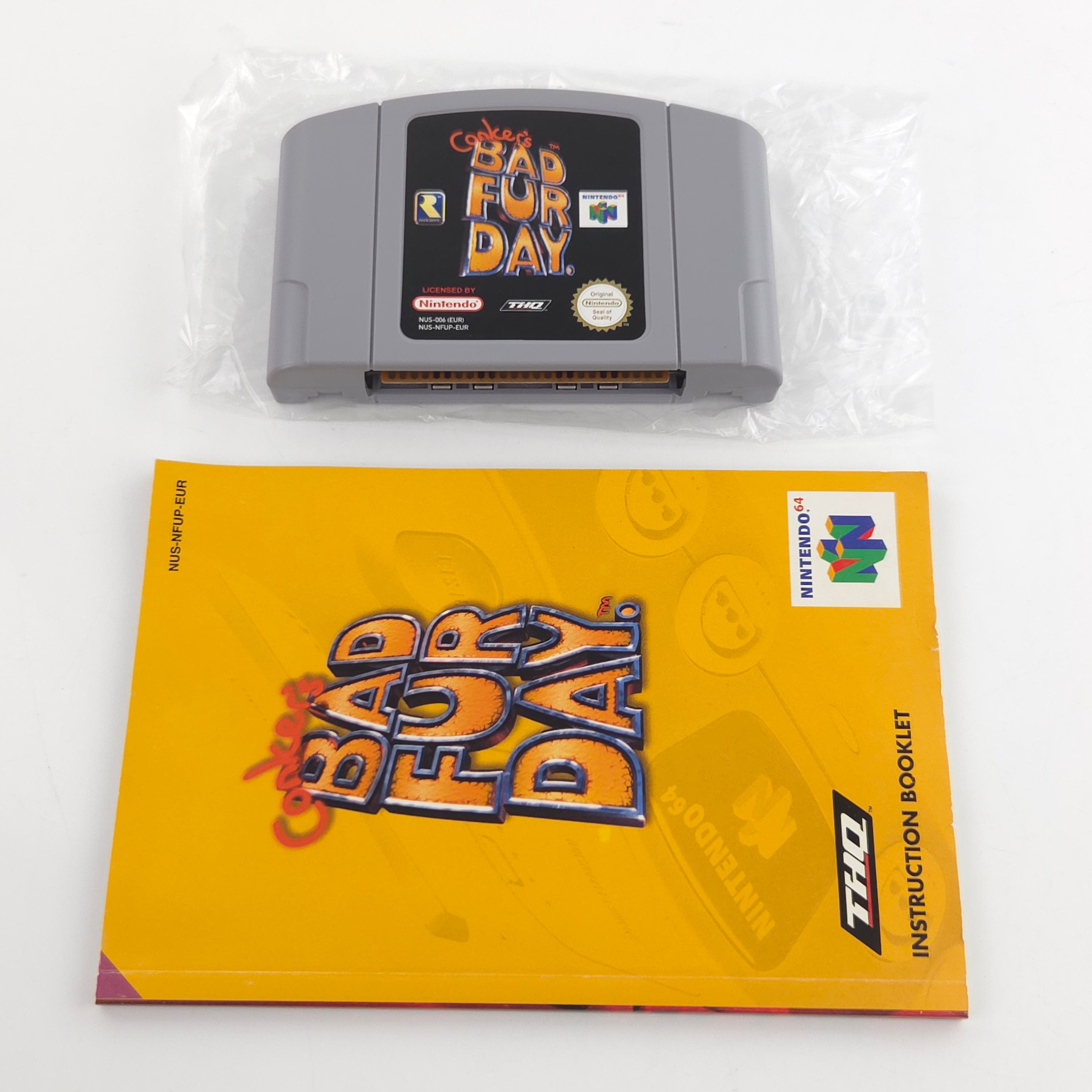 Nintendo 64 Spiel Conkers Bad Fur Day N64 OVP CIB PAL