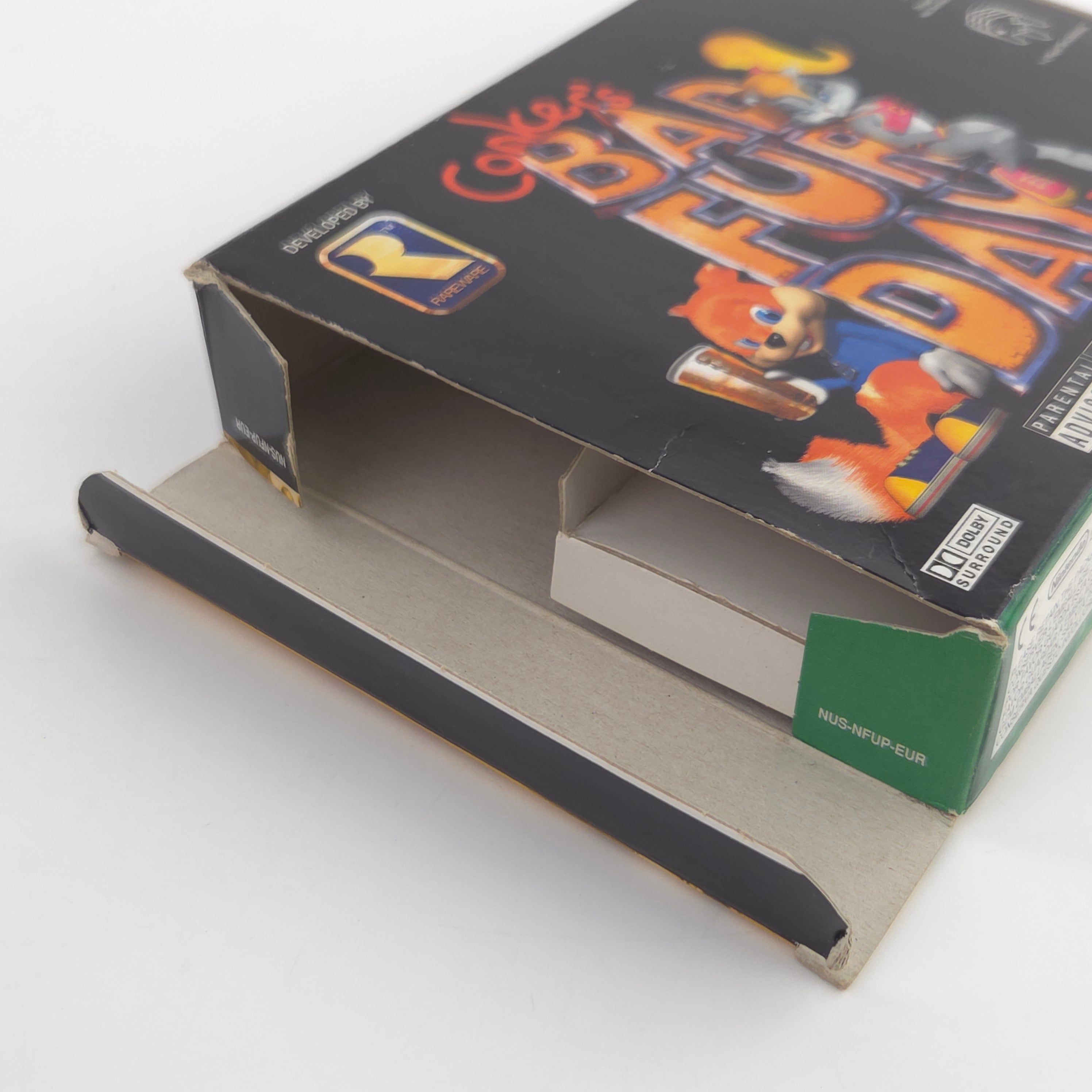 Nintendo 64 Spiel Conkers Bad Fur Day N64 OVP CIB PAL