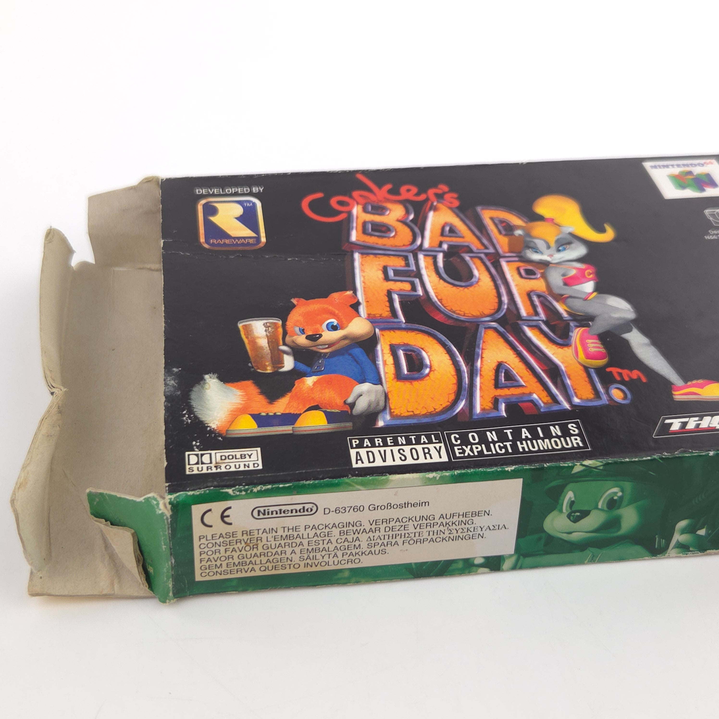 Nintendo 64 Spiel – Conkers Bad Fur Day (N64 OVP)