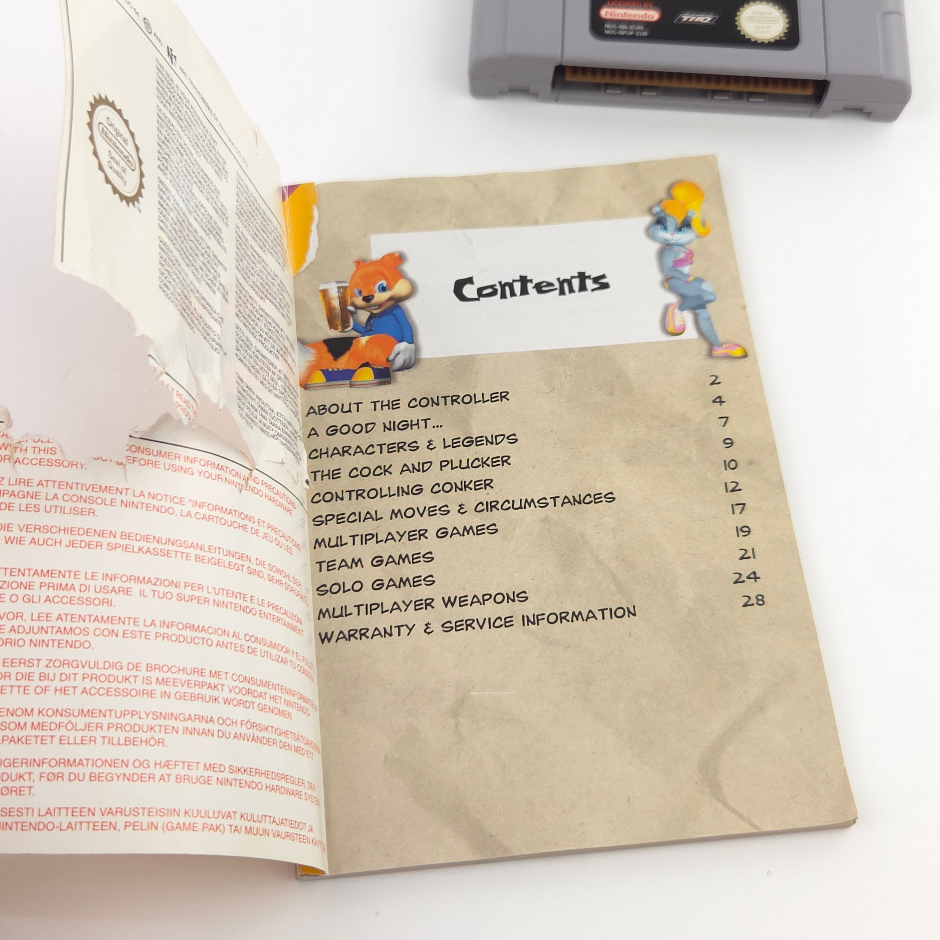 Nintendo 64 Spiel – Conkers Bad Fur Day (N64 OVP)