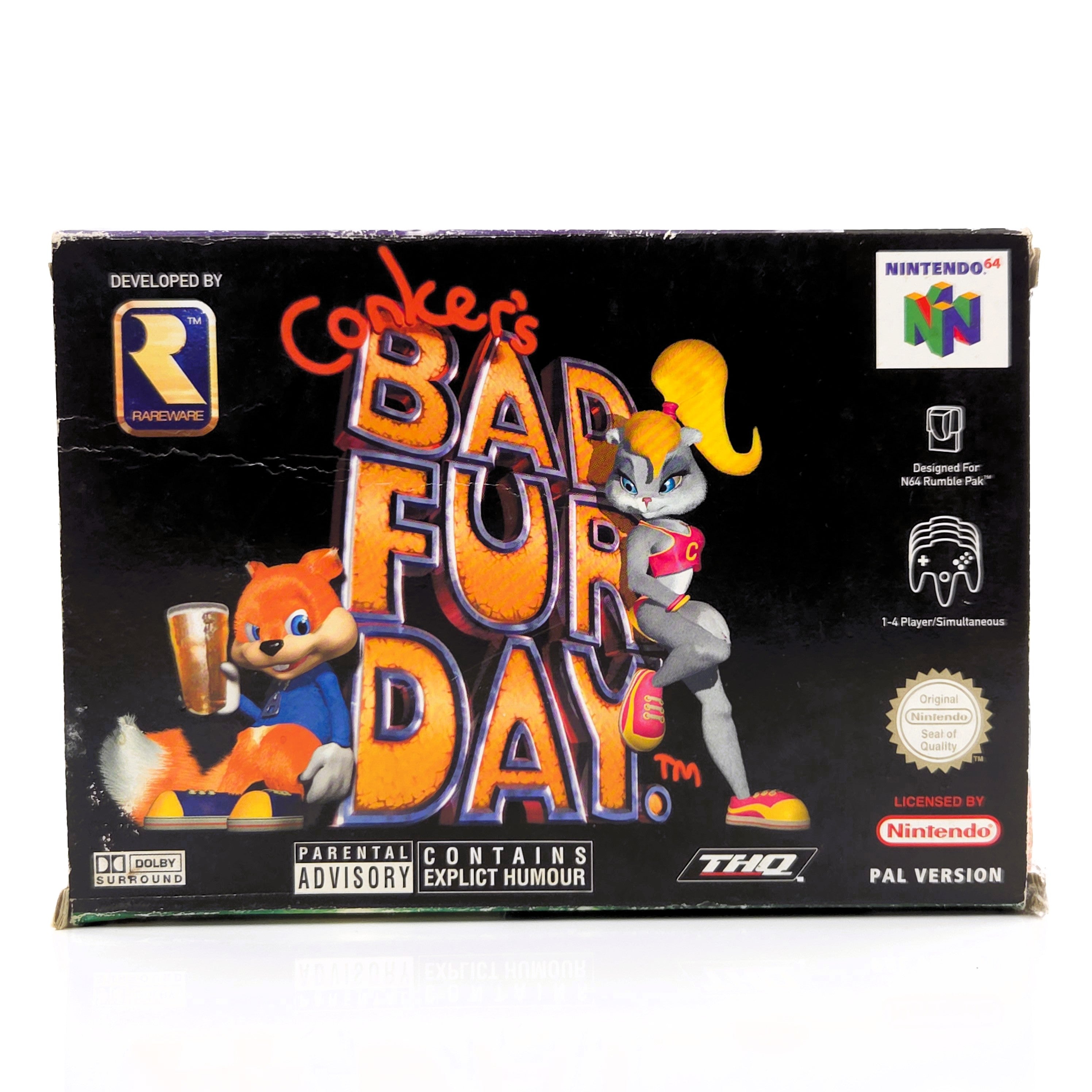 Nintendo 64 Spiel – Conkers Bad Fur Day (N64 OVP)