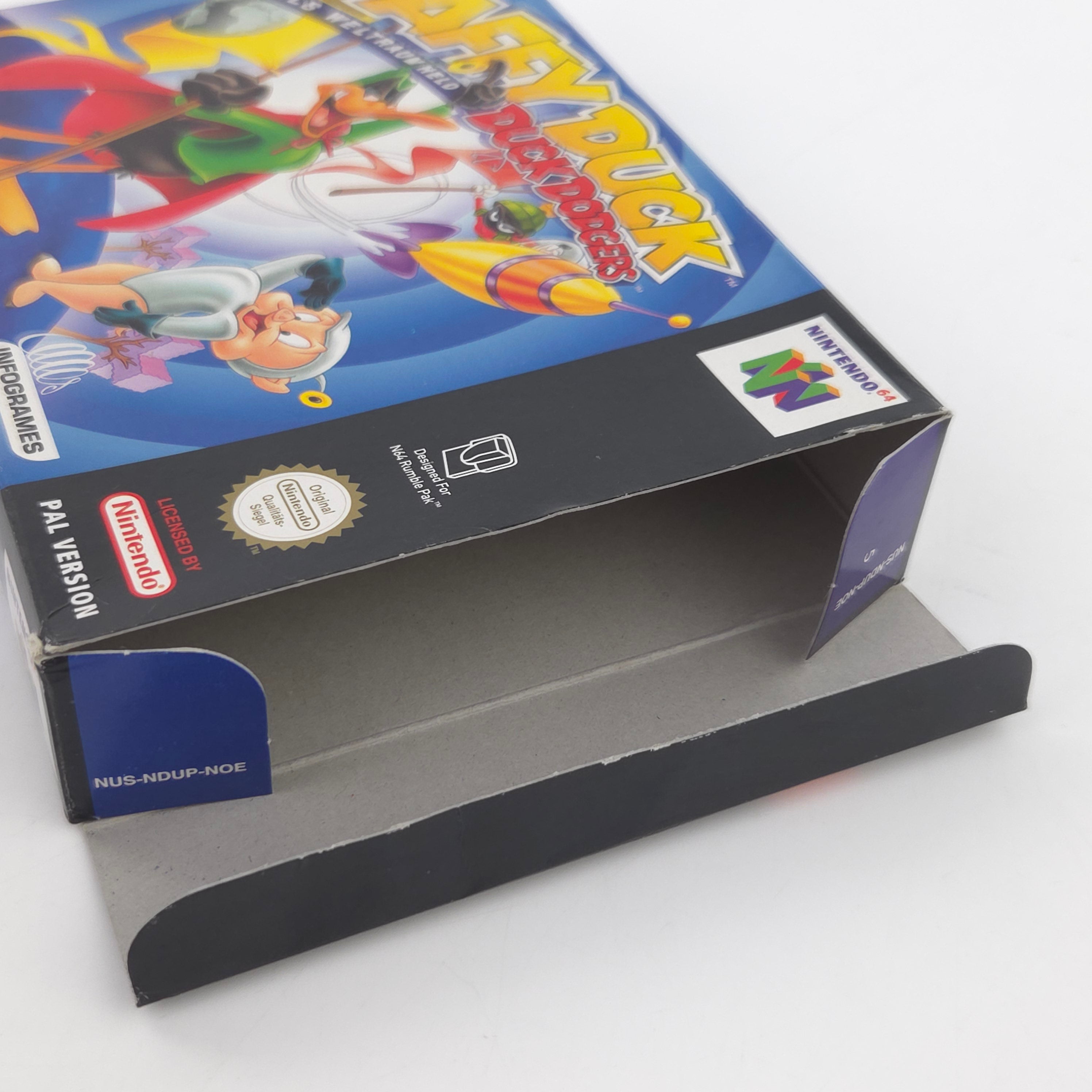 Nintendo 64 Spiel Daffy Duck Weltraumheld N64 OVP CIB PAL