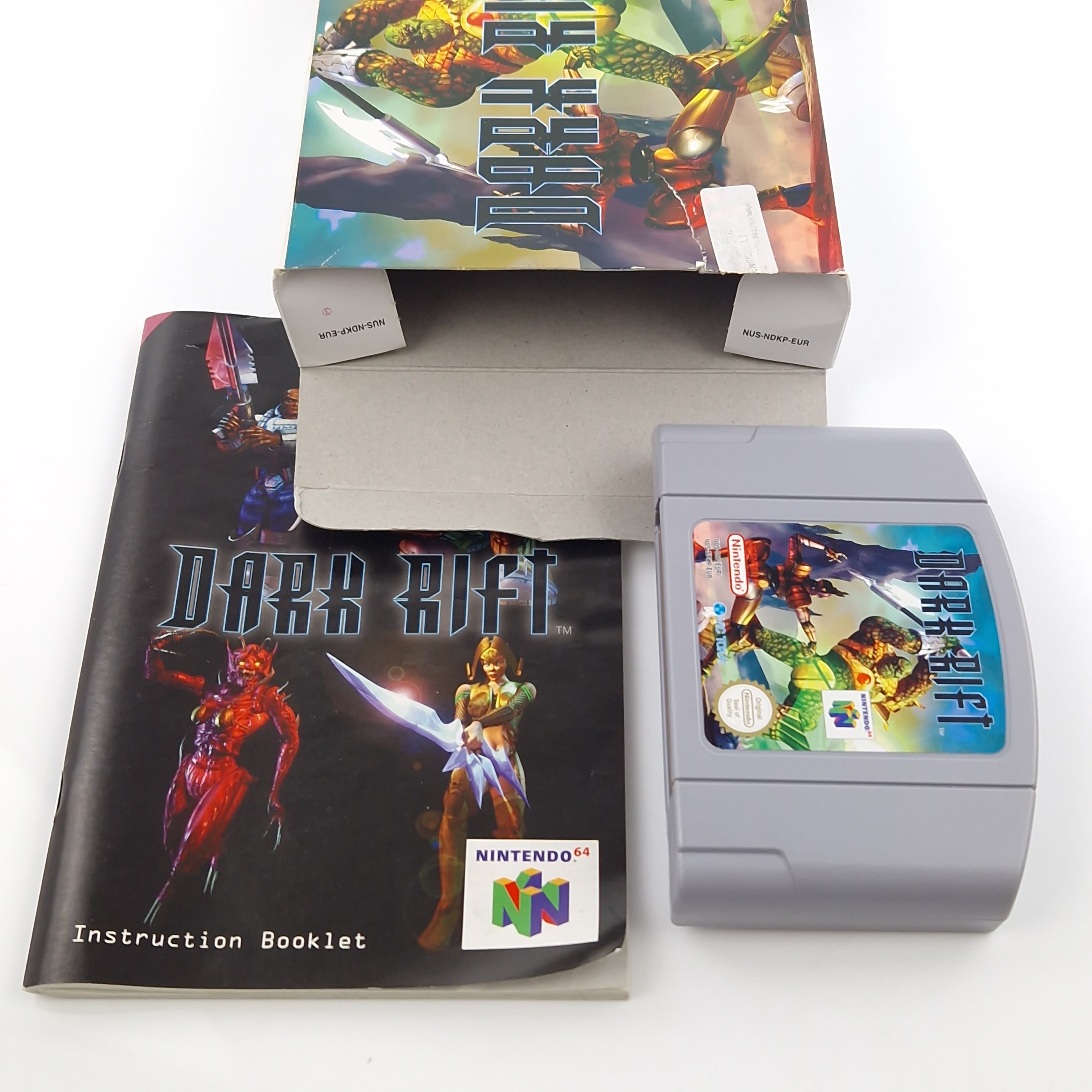 Nintendo 64 Spiel – Dark Rift Modul Anleitung OVP PAL