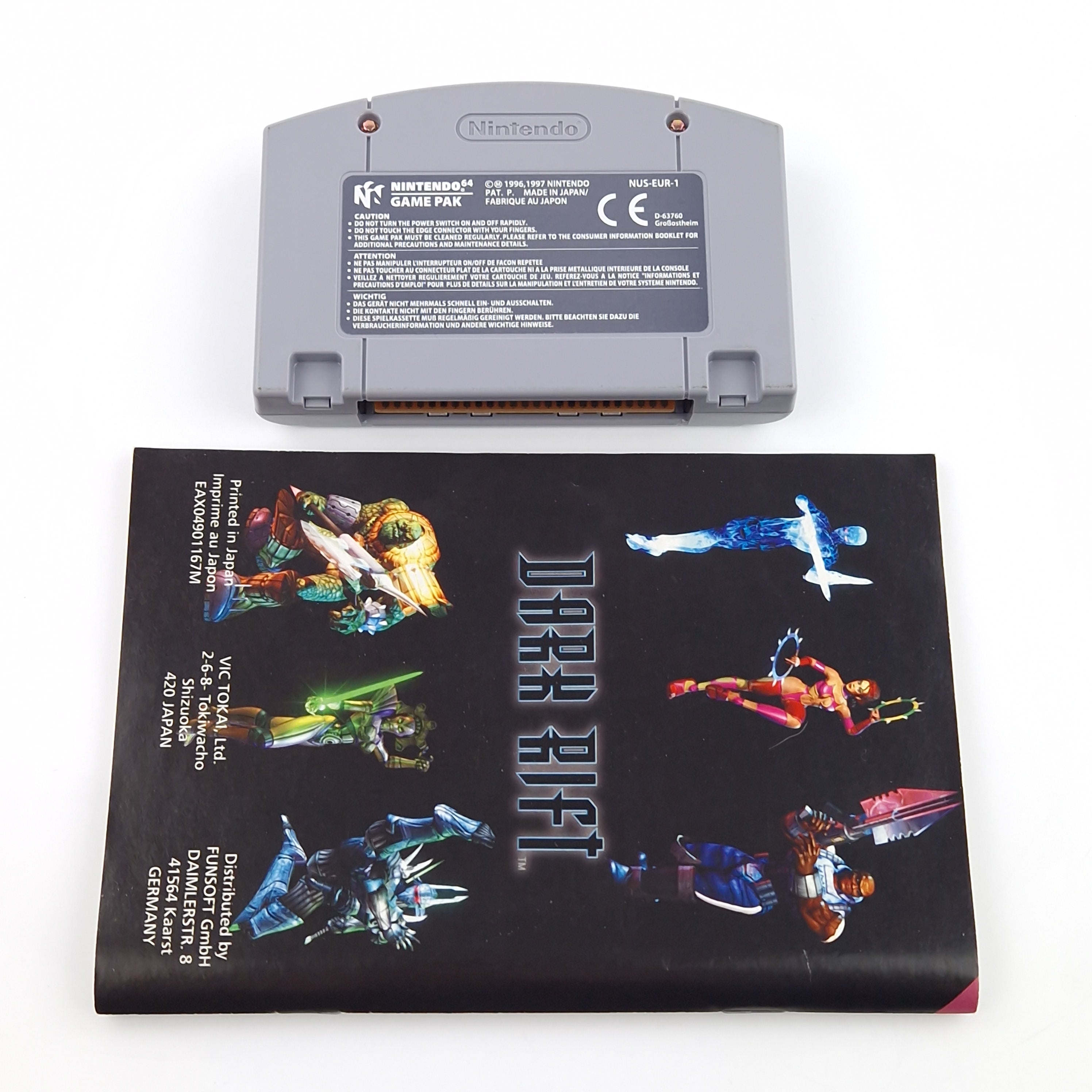 Nintendo 64 Spiel – Dark Rift Modul Anleitung OVP PAL