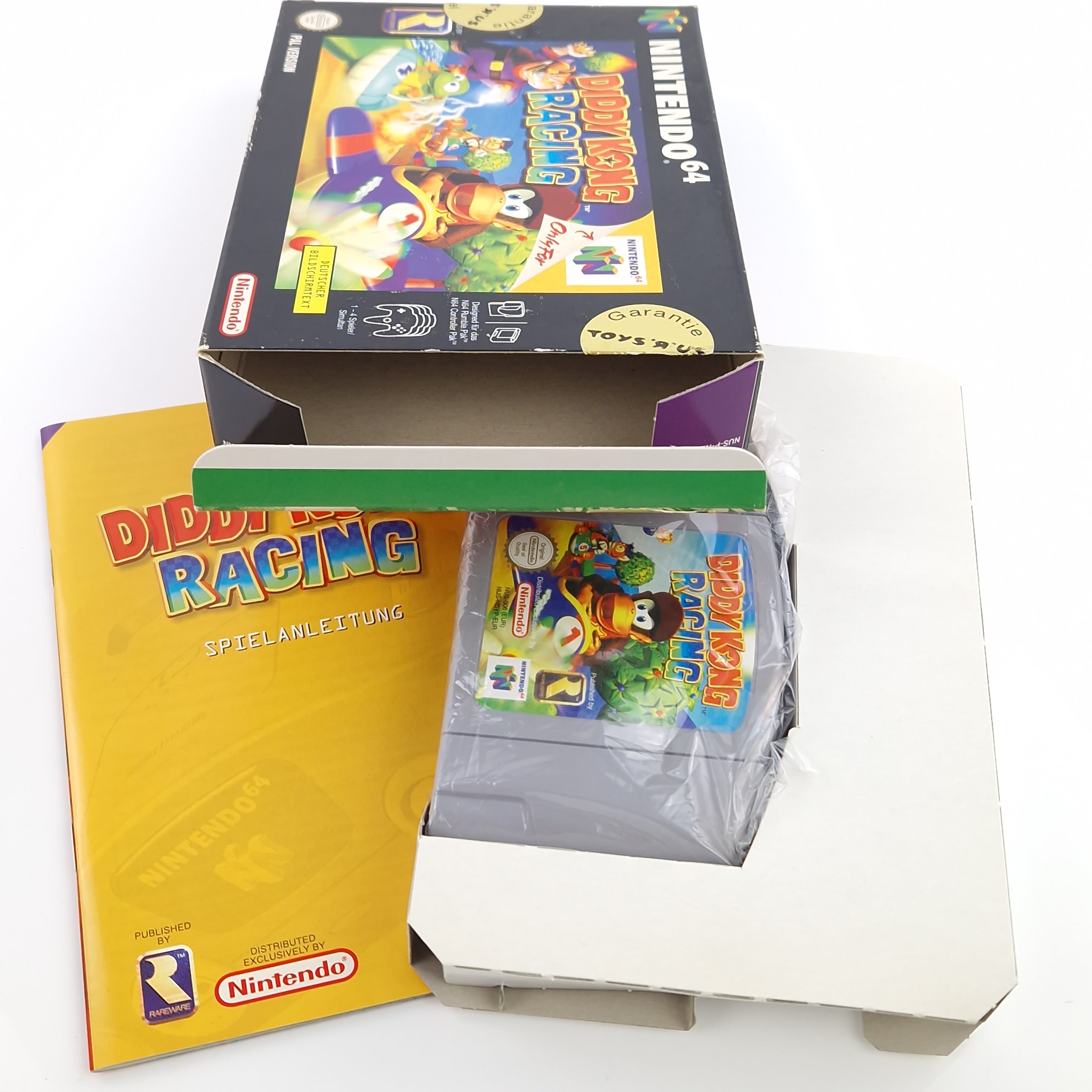 Nintendo 64 Spiel – Diddy Kong Racing N64 OVP PAL CIB