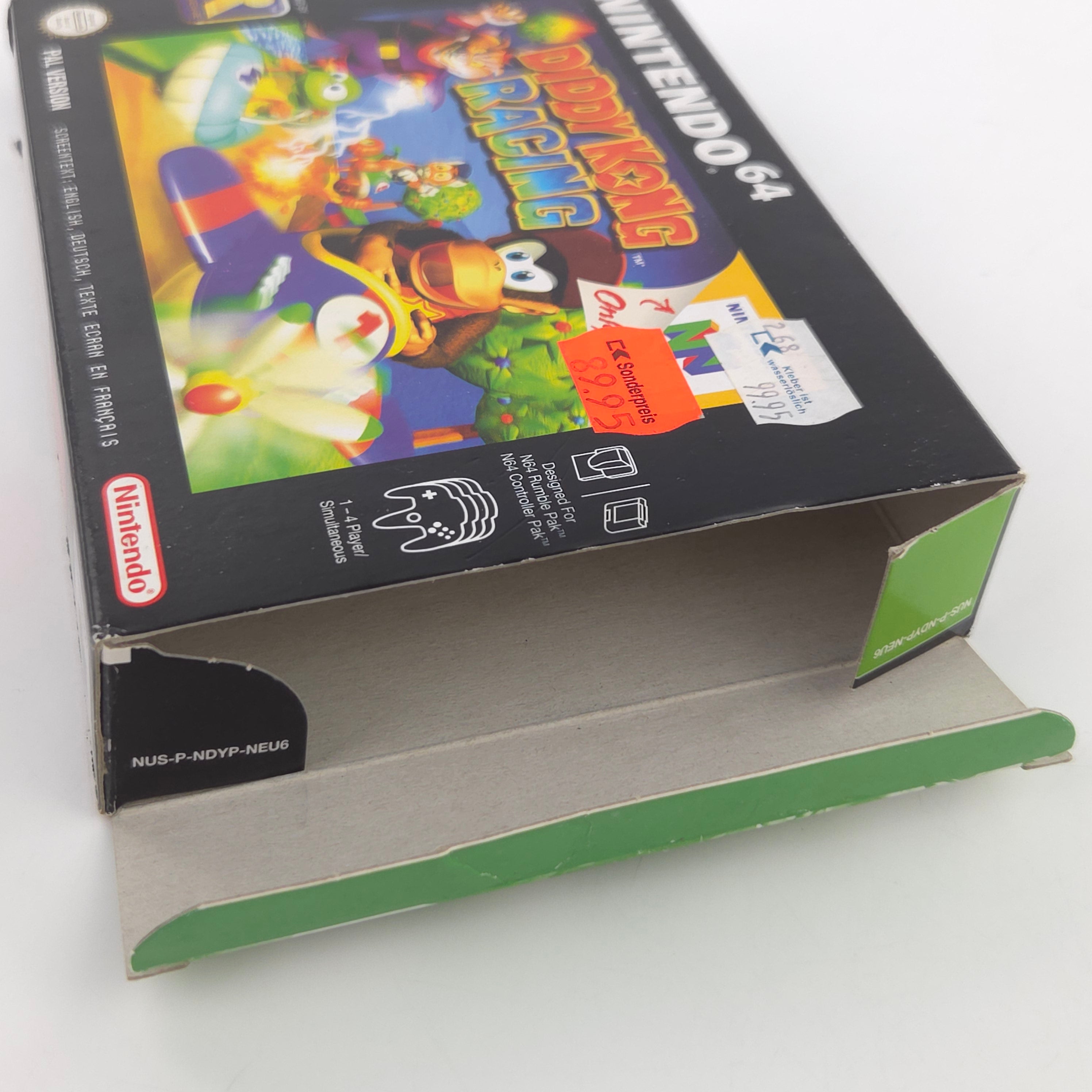 Nintendo 64 Spiel Diddy Kong Racing N64 OVP CIB PAL EUR