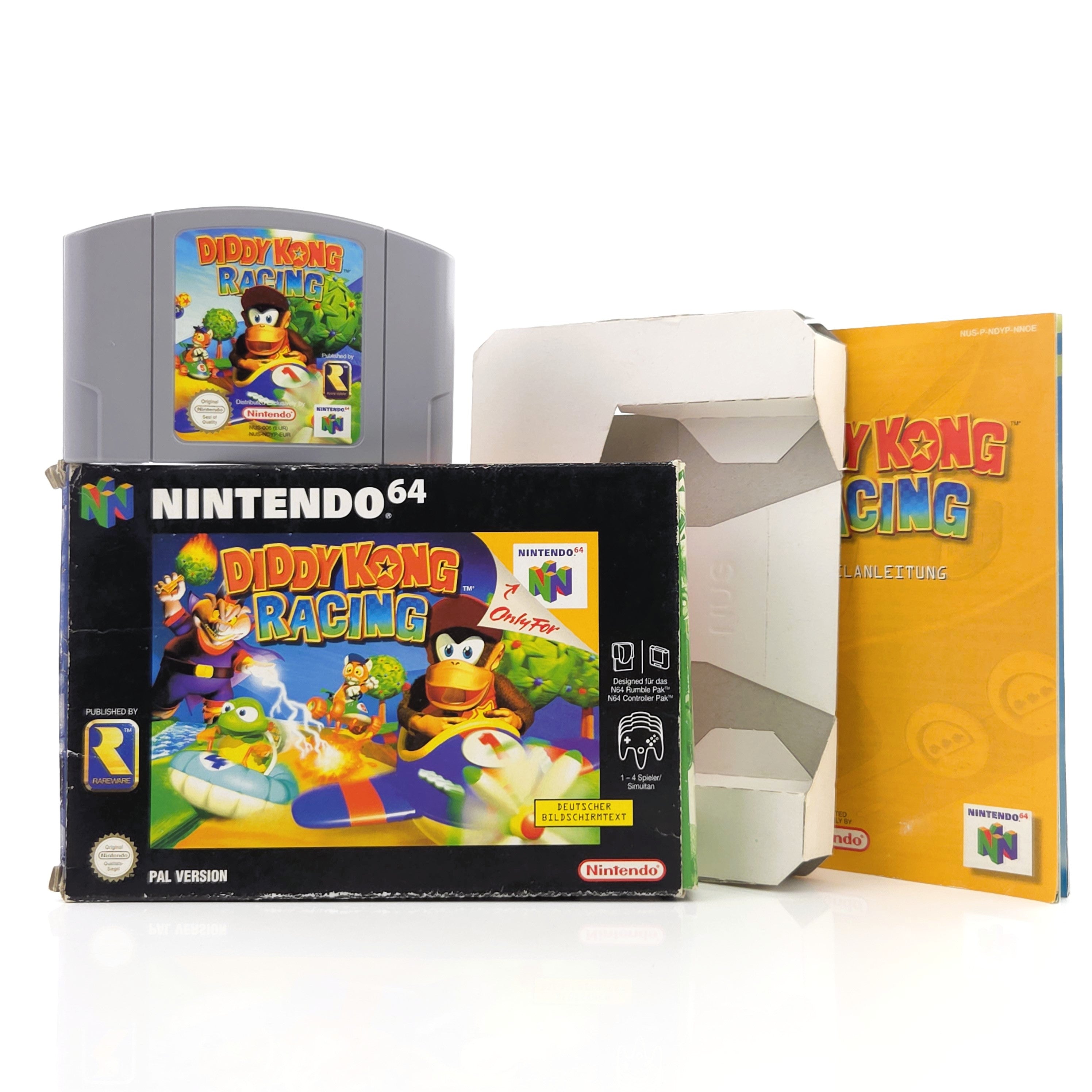 Nintendo 64 Spiel – Diddy Kong Racing (OVP PAL)