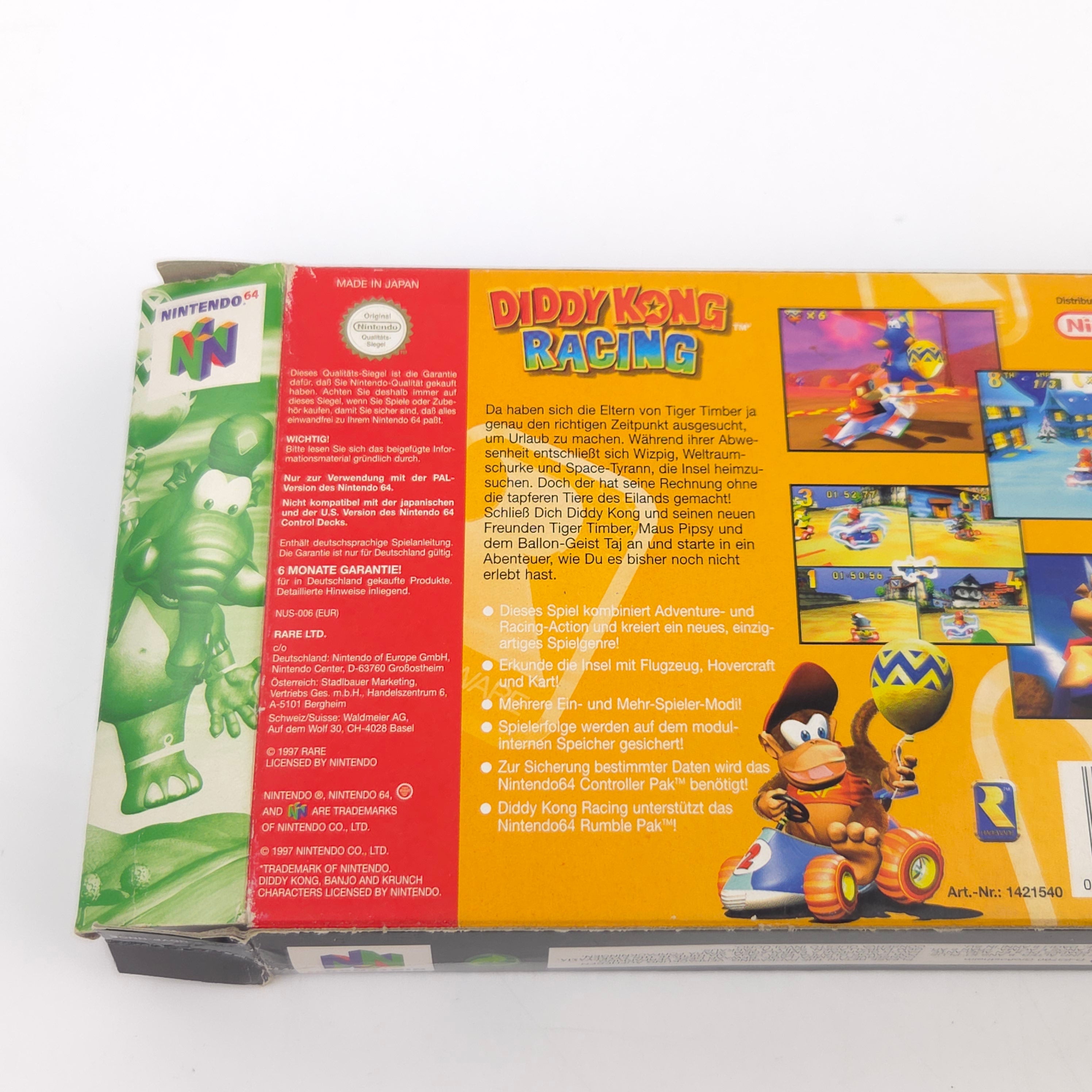 Nintendo 64 Spiel – Diddy Kong Racing (OVP PAL)