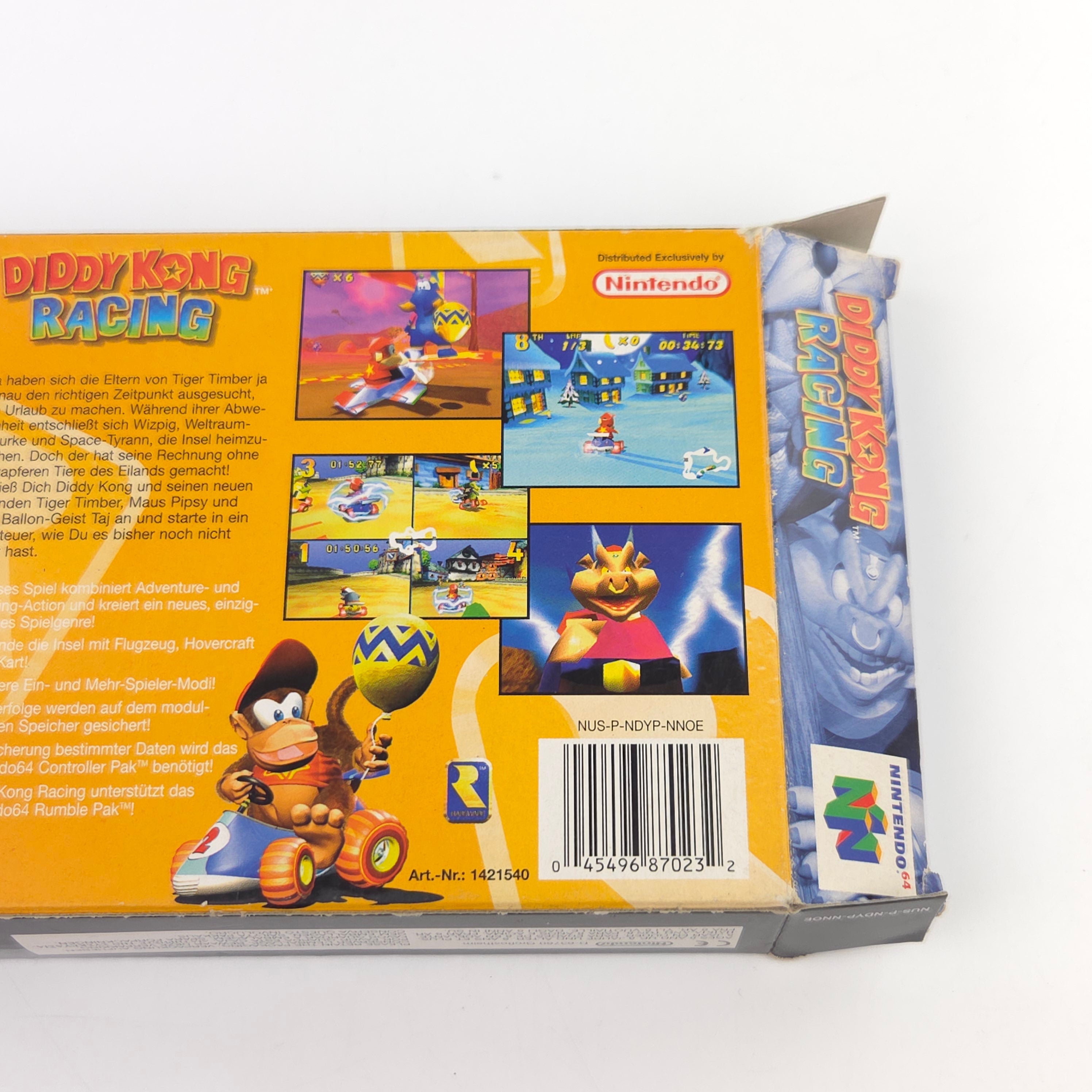 Nintendo 64 Spiel – Diddy Kong Racing (OVP PAL)