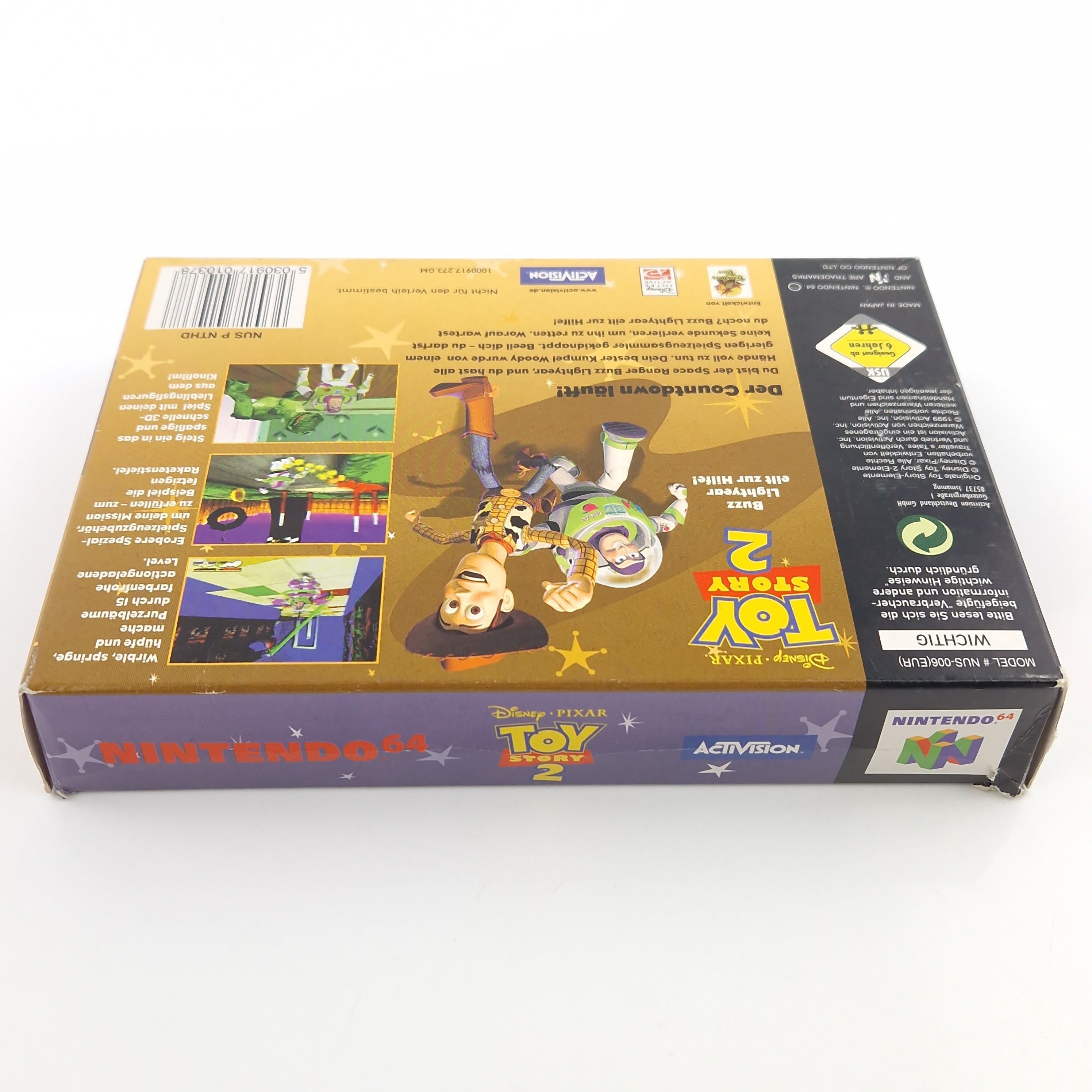 Nintendo 64 Spiel – Toy Story 2 Buzz Lightyear OVP PAL