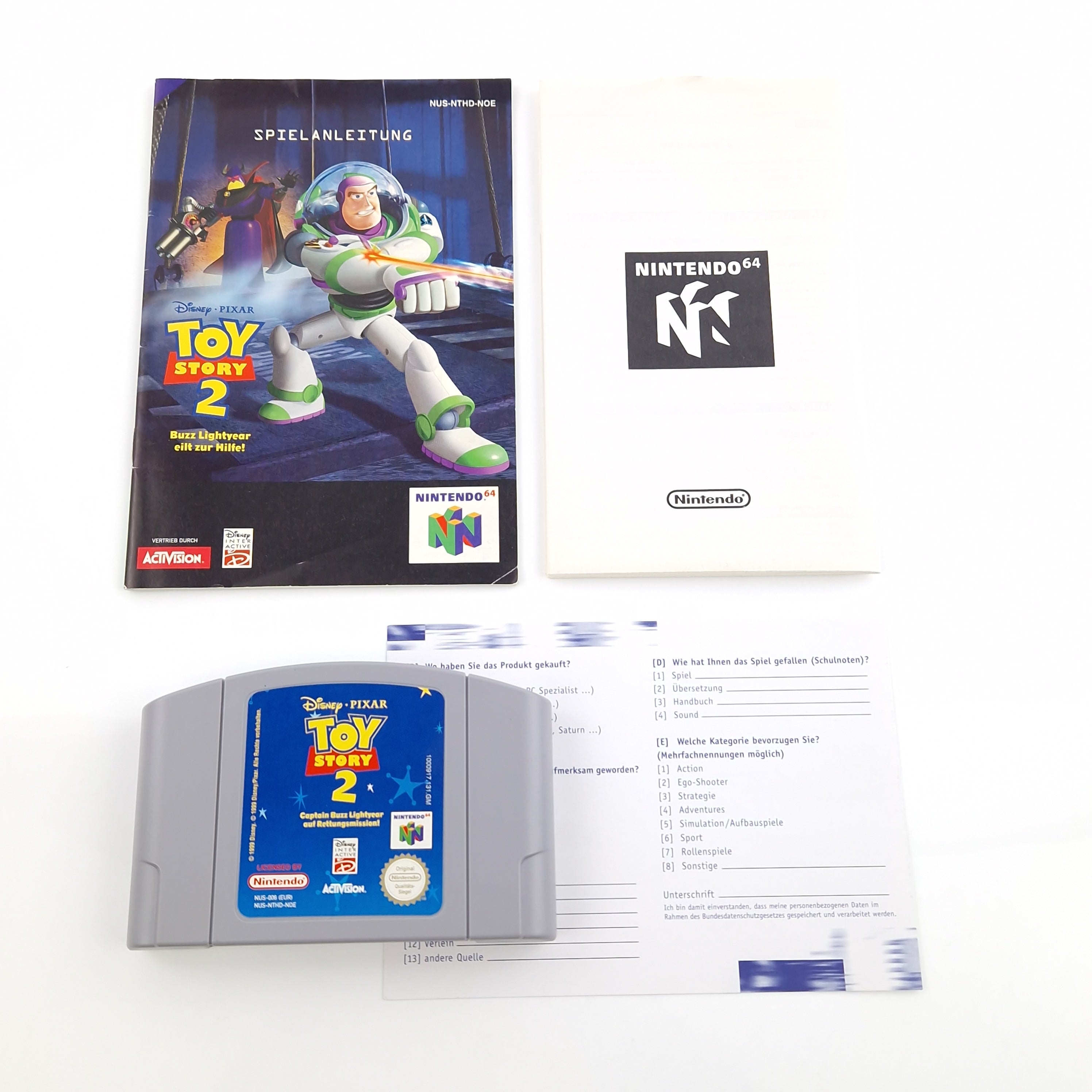 Nintendo 64 Spiel – Toy Story 2 Buzz Lightyear OVP PAL