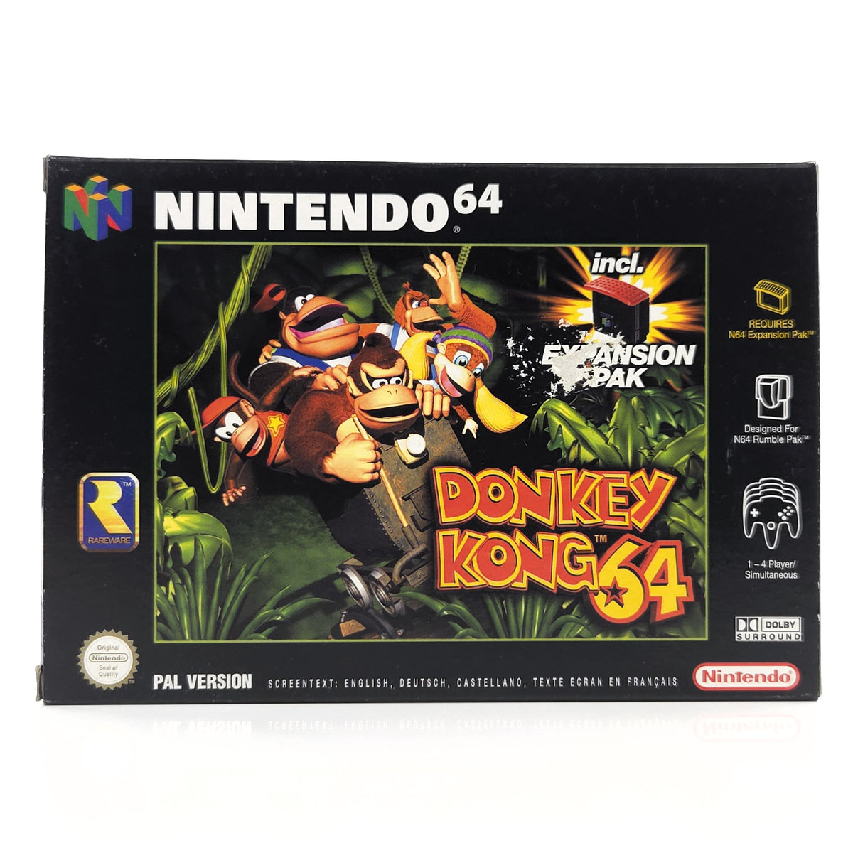 Nintendo 64 Spiel Donkey Kong 64 OVP PAL DE