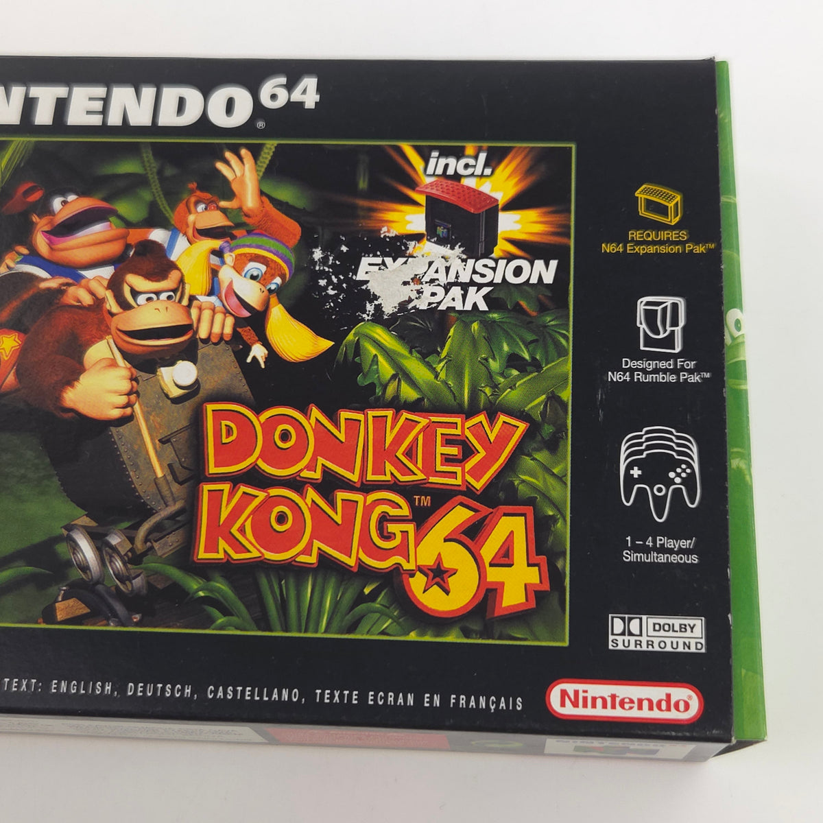 Nintendo 64 Spiel Donkey Kong 64 OVP PAL DE