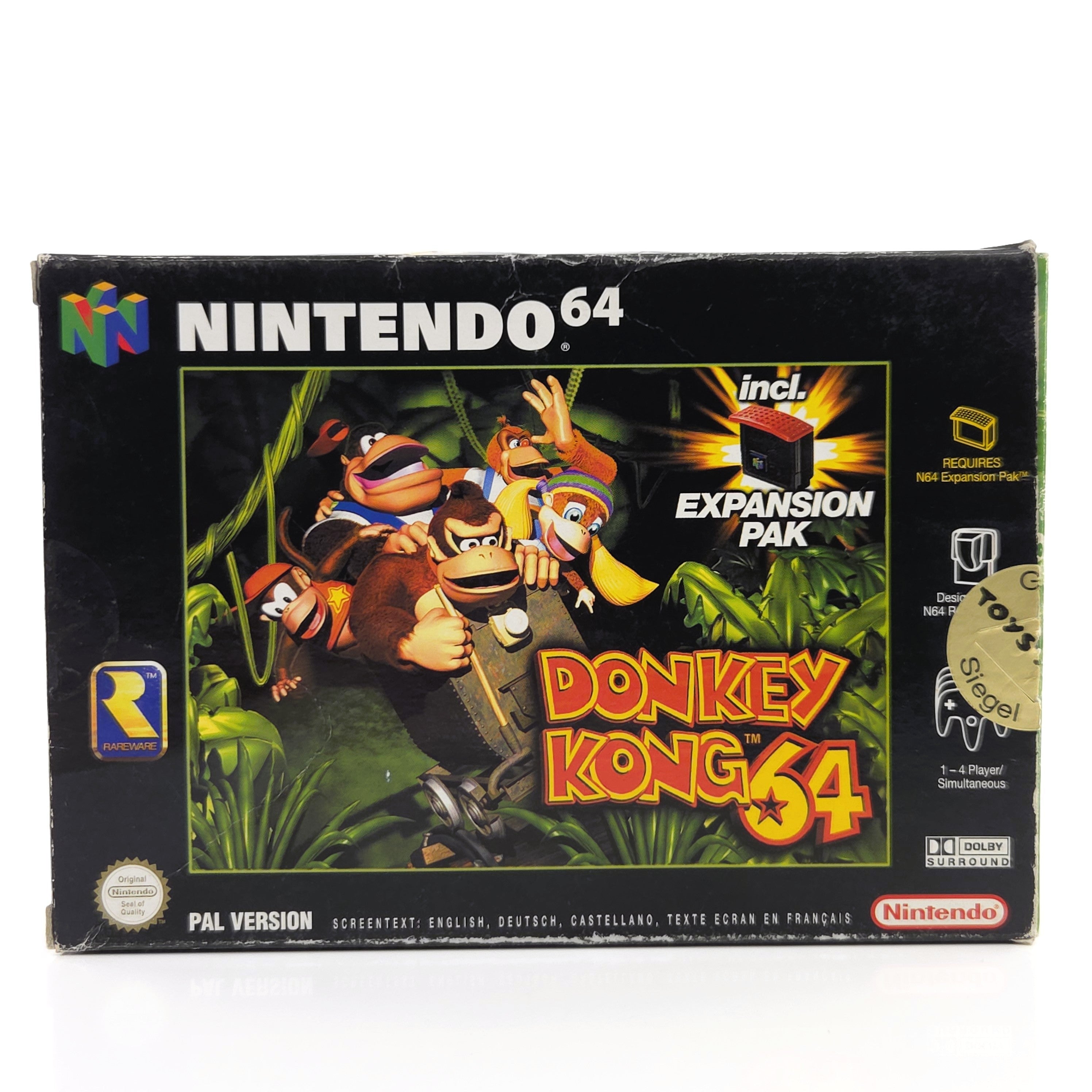 Nintendo 64 Spiel – Donkey Kong 64 (OVP PAL Jumper Pak)