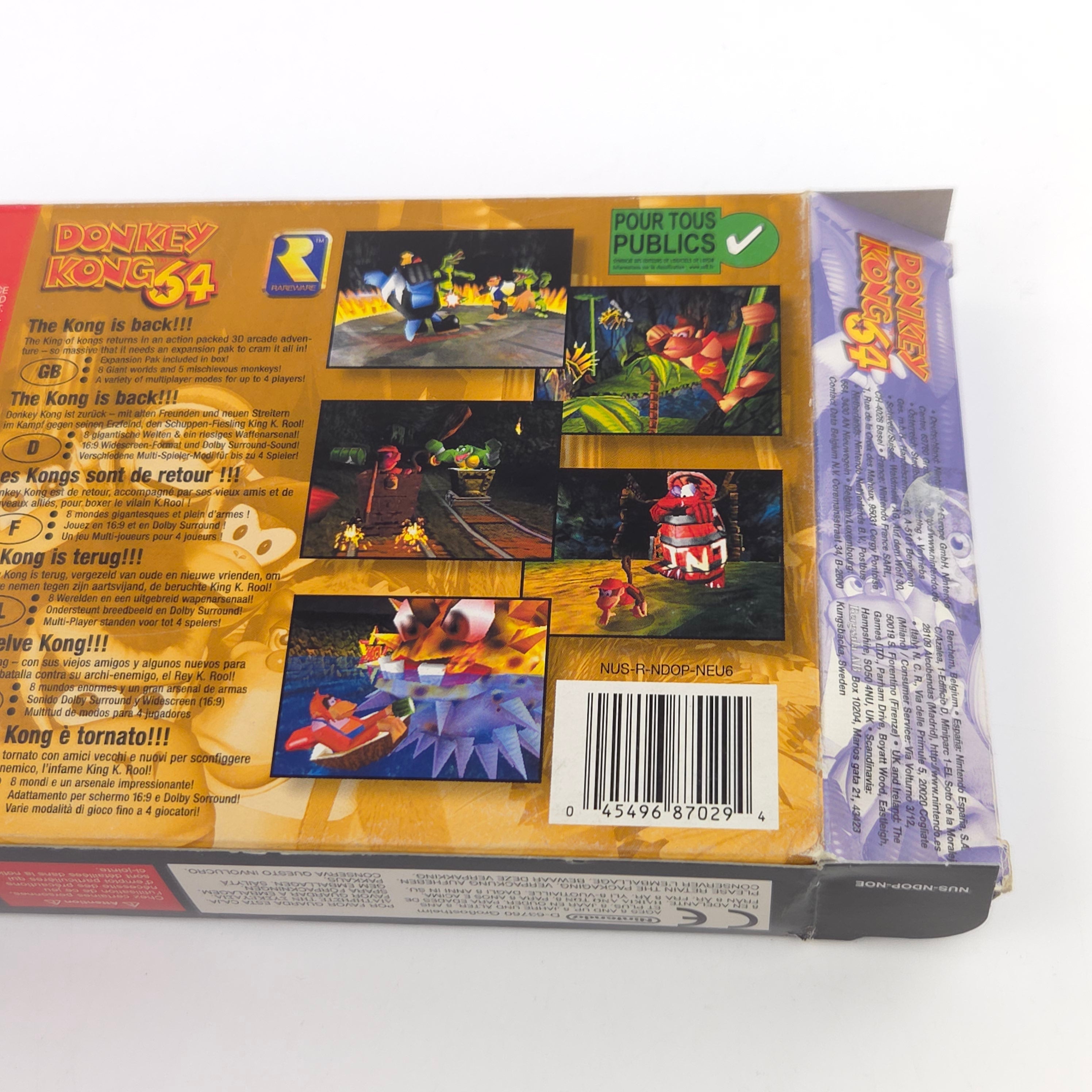 Nintendo 64 Spiel – Donkey Kong 64 (OVP PAL Jumper Pak)