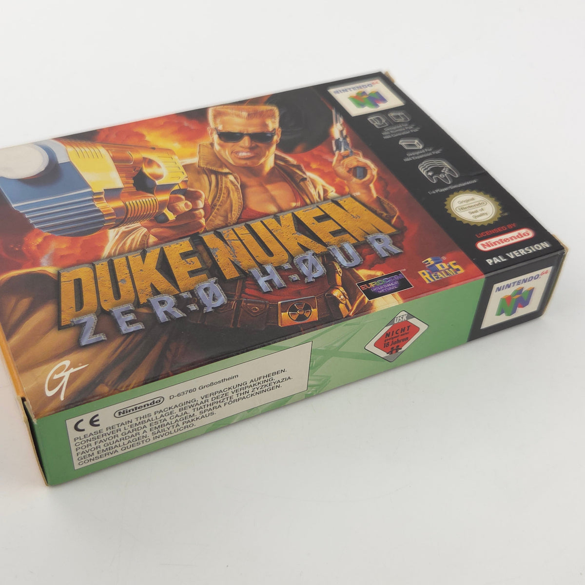 Nintendo 64 Spiel Duke Nukem Zero Hour OVP