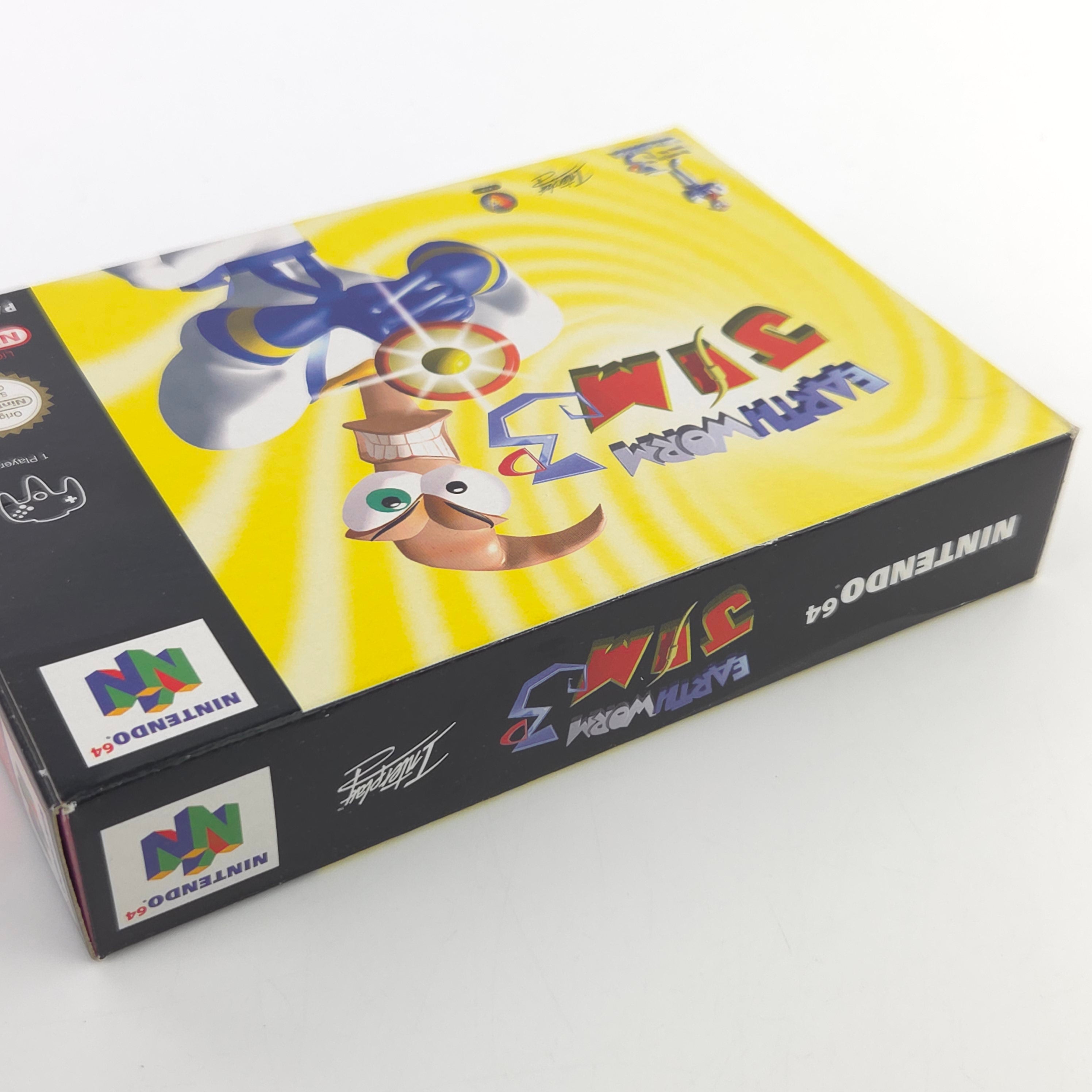 Nintendo 64 Spiel Earthworm Jim 3 N64 OVP CIB PAL EUR Interplay
