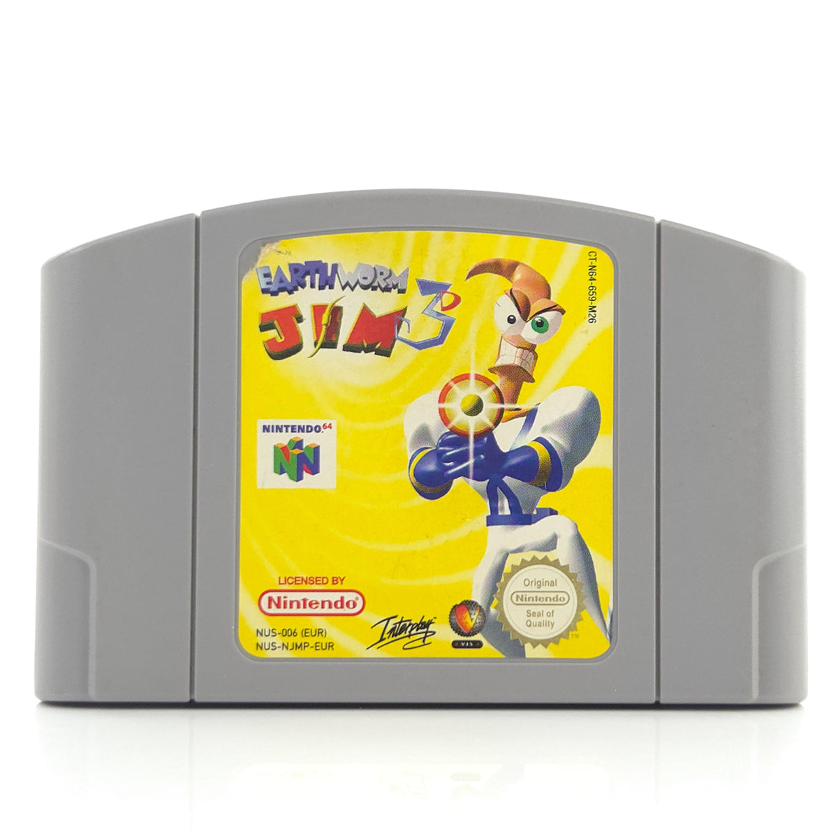 Nintendo 64 Spiel Earthworm Jim 3D PAL Modul