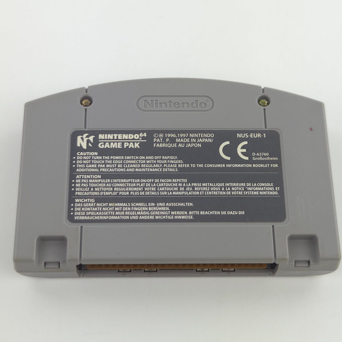 Nintendo 64 Spiel Earthworm Jim 3D PAL Modul