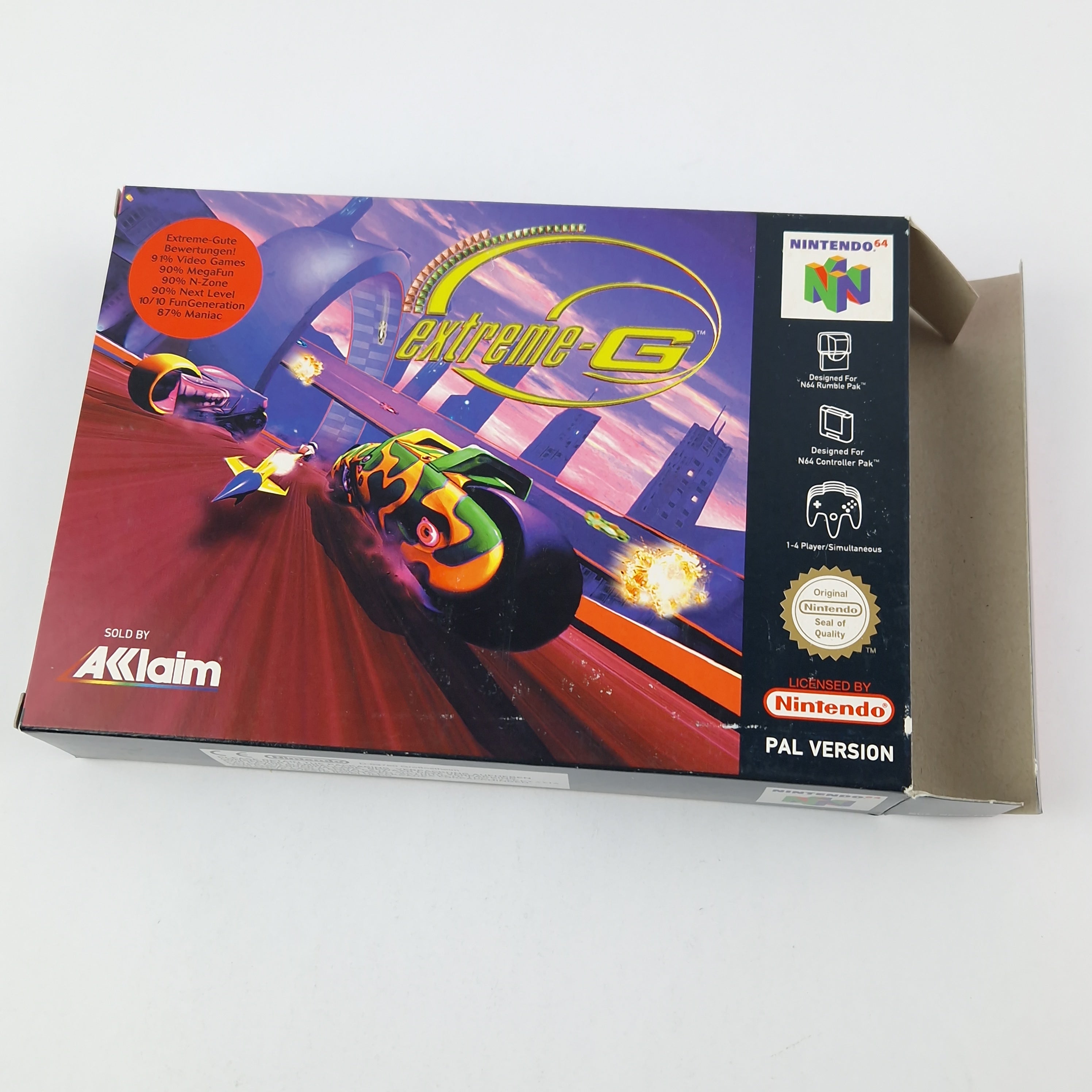 Nintendo 64 Spiel – Extreme-G (N64 CIB PAL OVP)
