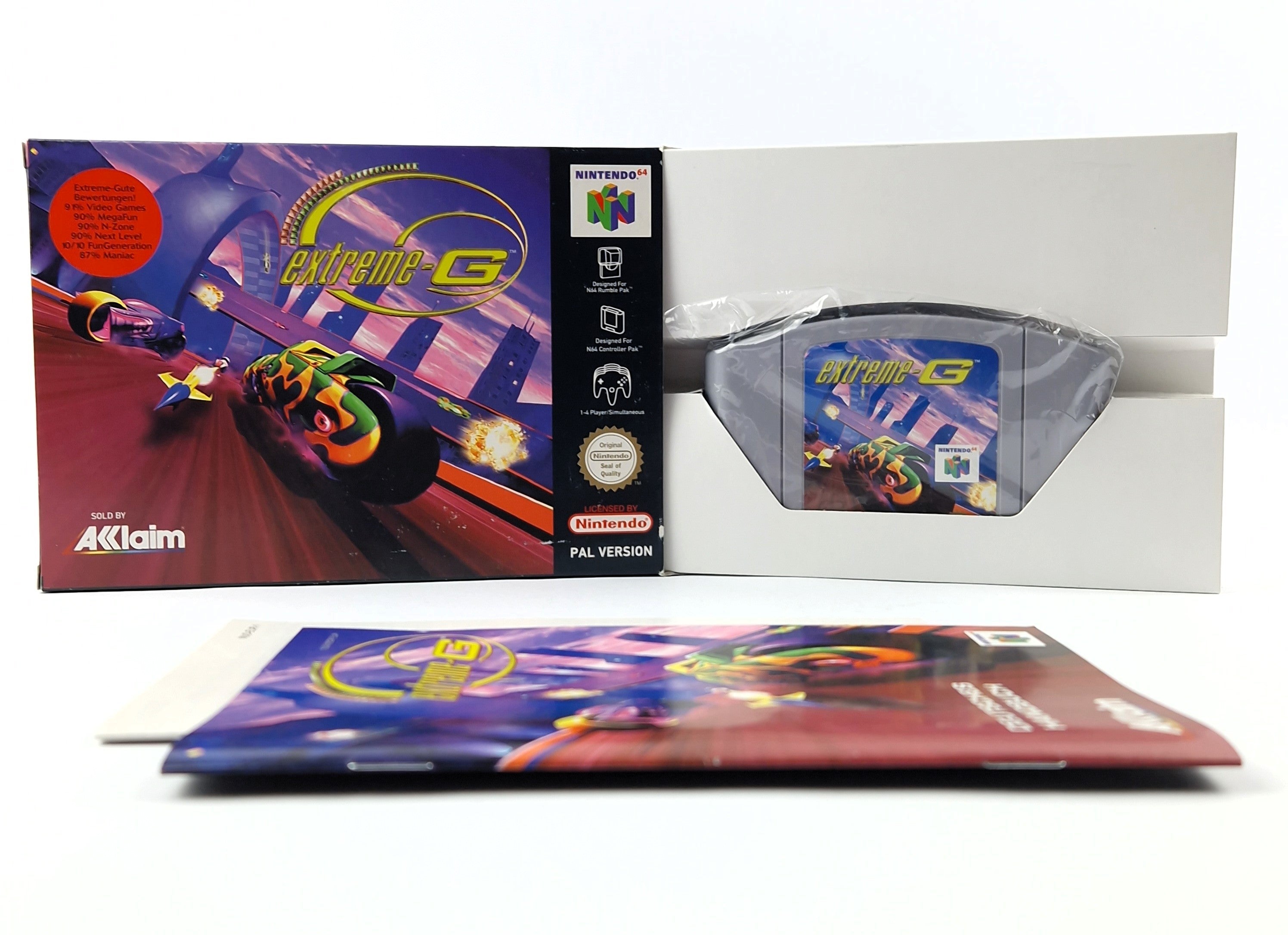 Nintendo 64 Spiel – Extreme-G (N64 CIB PAL OVP)