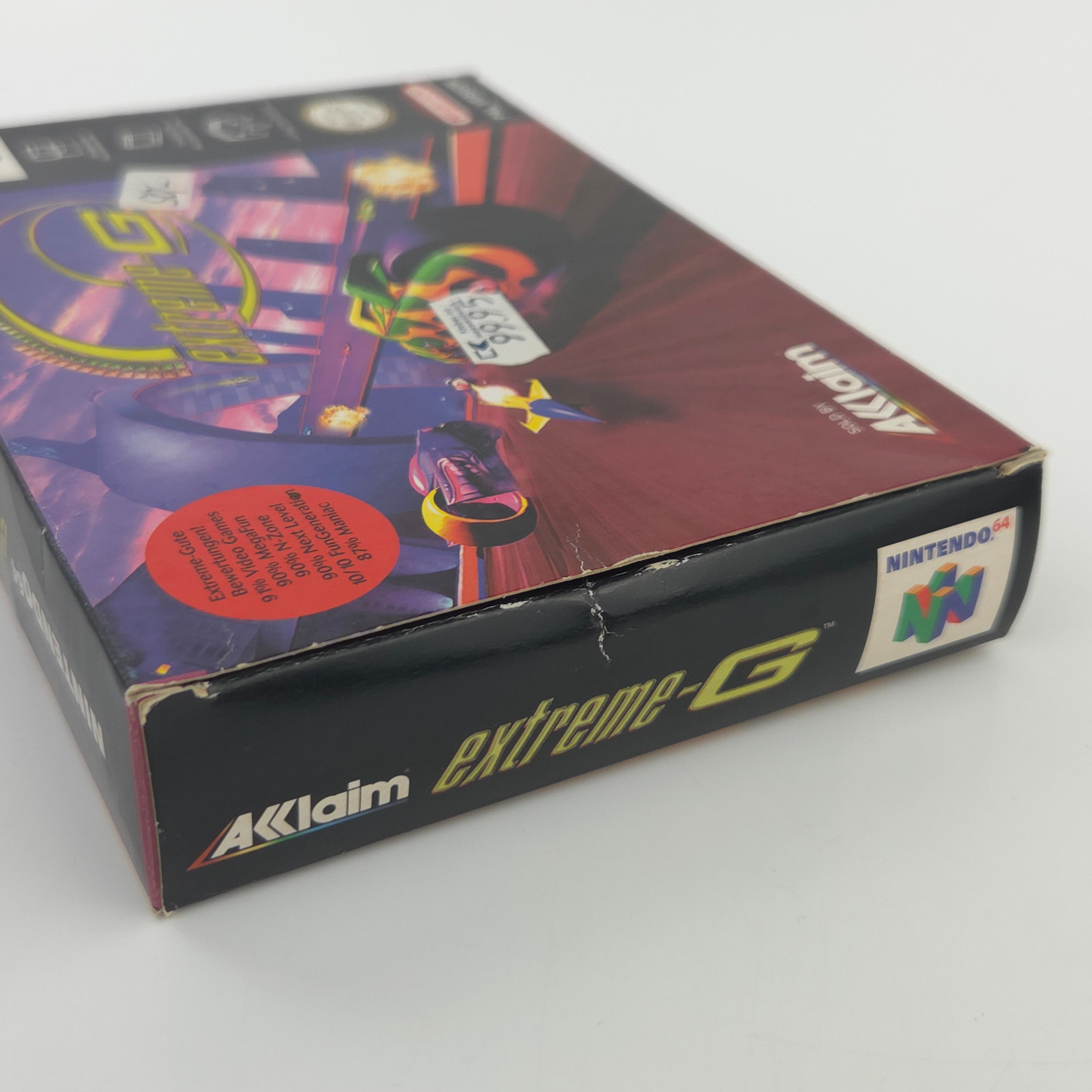 N64 Spiel Extreme G Modul Anleitung OVP PAL EUR ACCLAIM