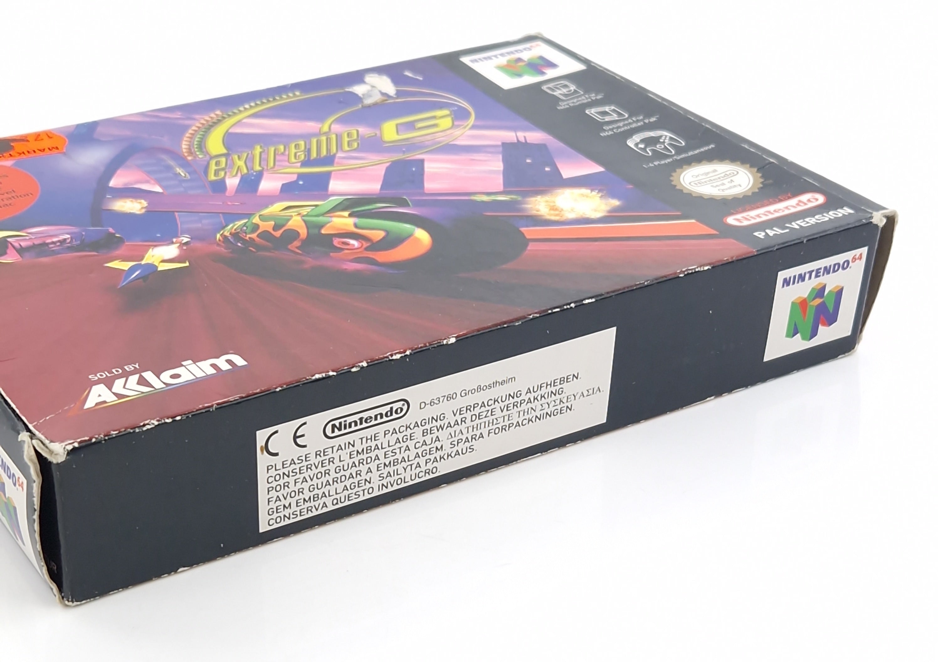 Nintendo 64 Spiel – Extreme-G OVP Anleitung N64 PAL EUR