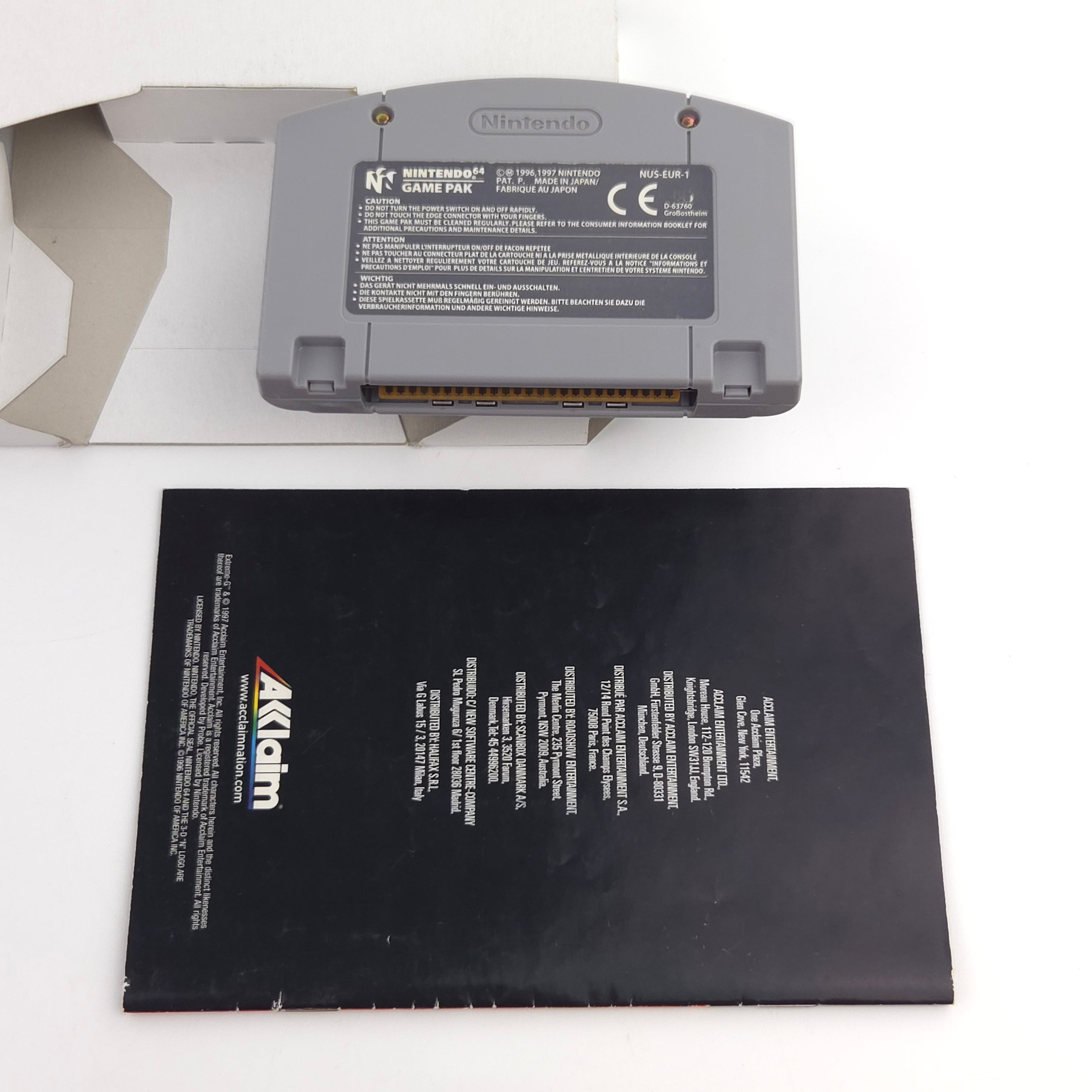 Nintendo 64 Spiel – Extreme-G (N64 OVP PAL)