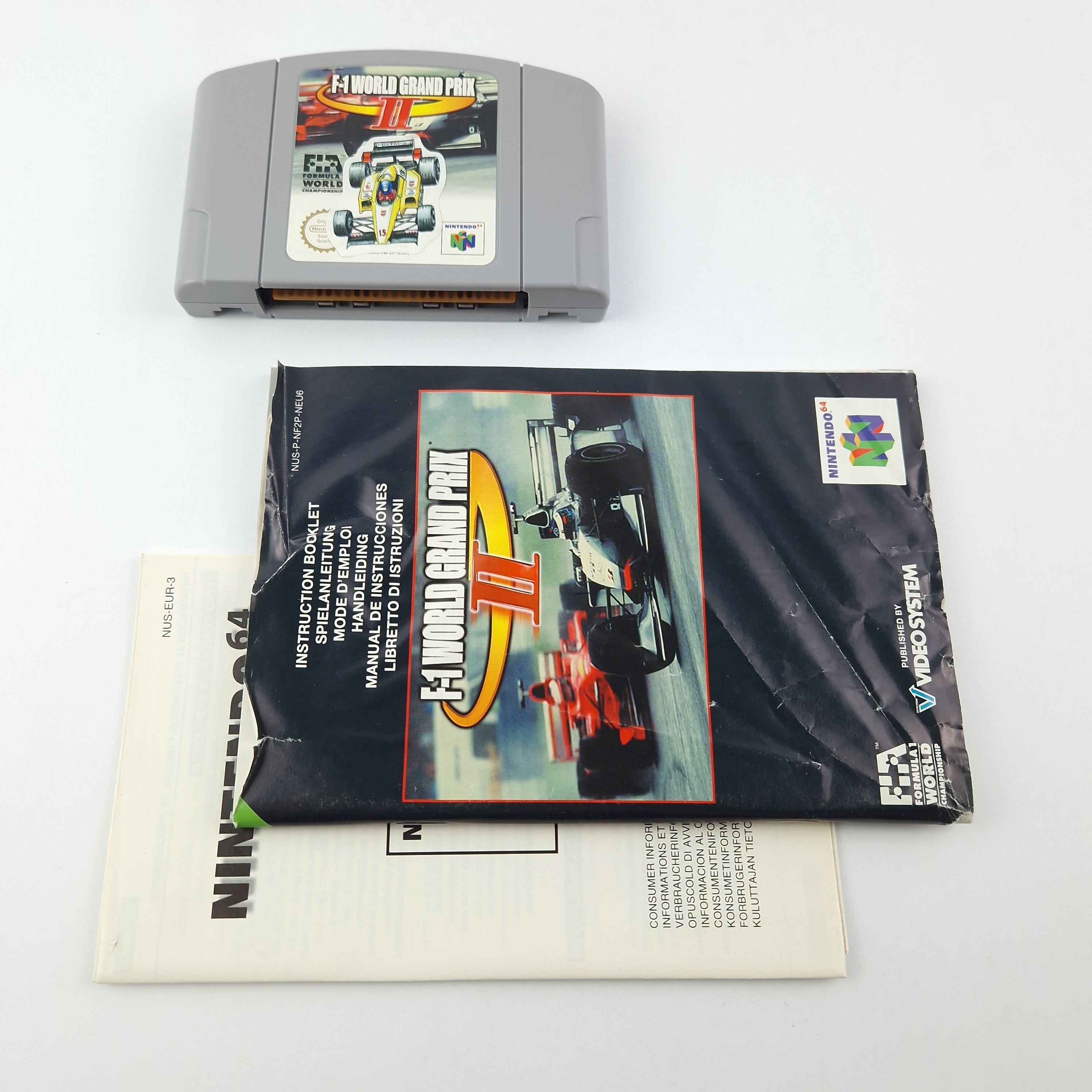 Nintendo 64 Spiel – F-1 World Grand Prix II (OVP PAL)