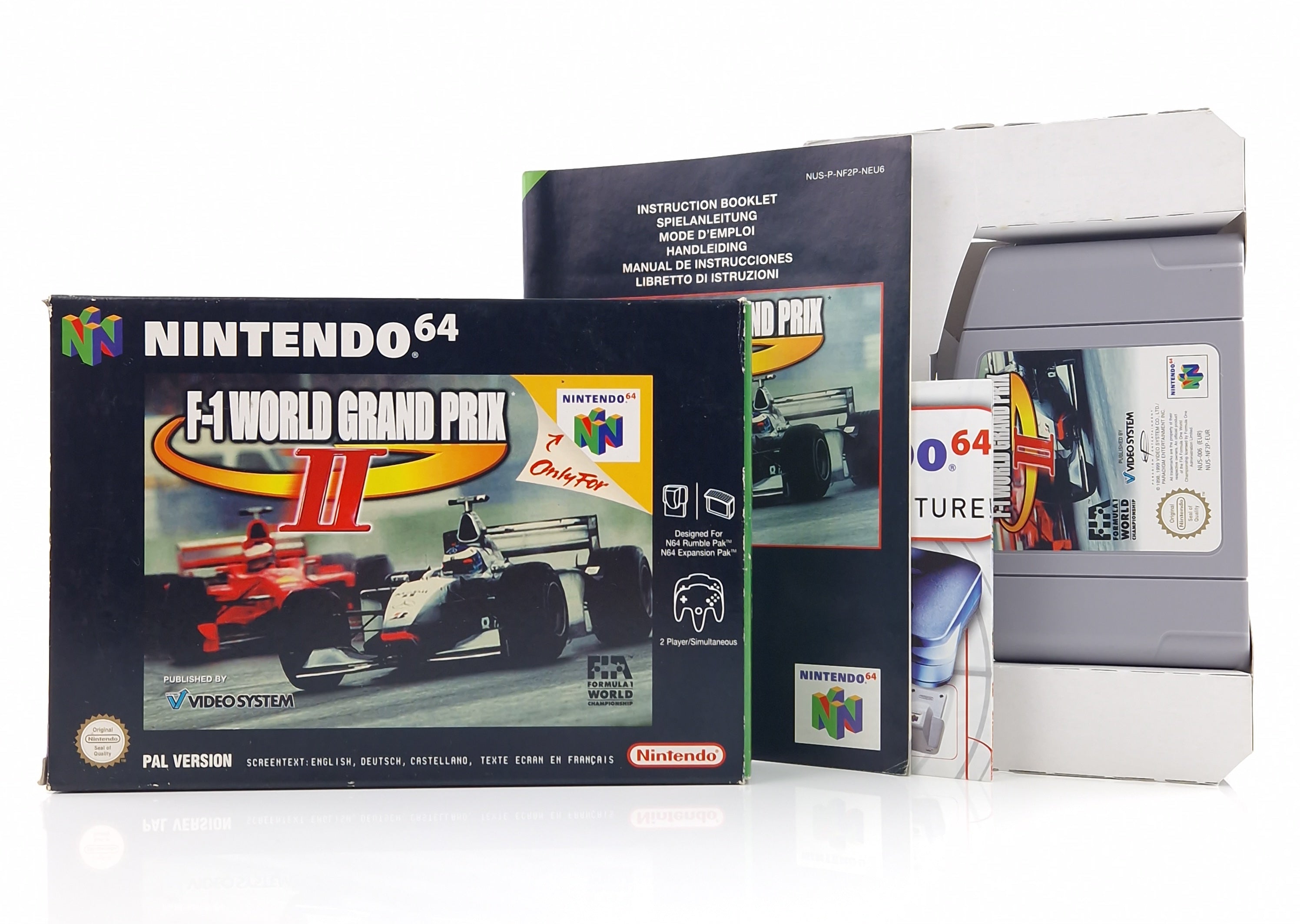 Nintendo 64 Spiel – F-1 World Grand Prix II N64 OVP PAL