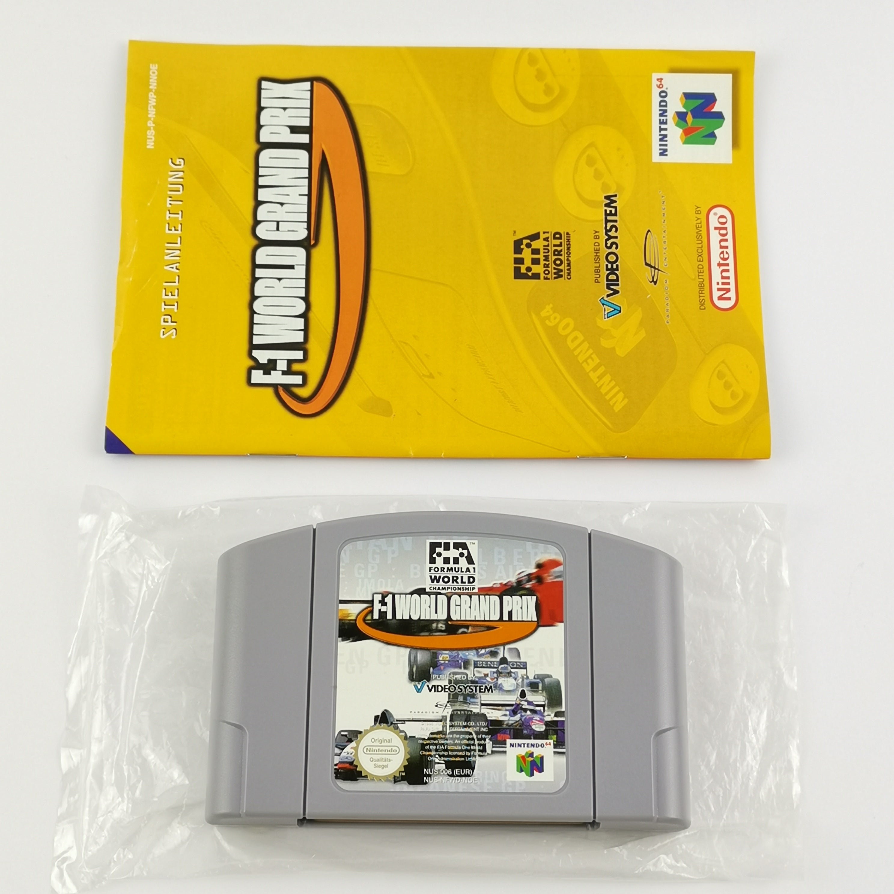 Nintendo 64 Spiel: F-1 World Grand Prix - OVP und Anleitung PAL | N64