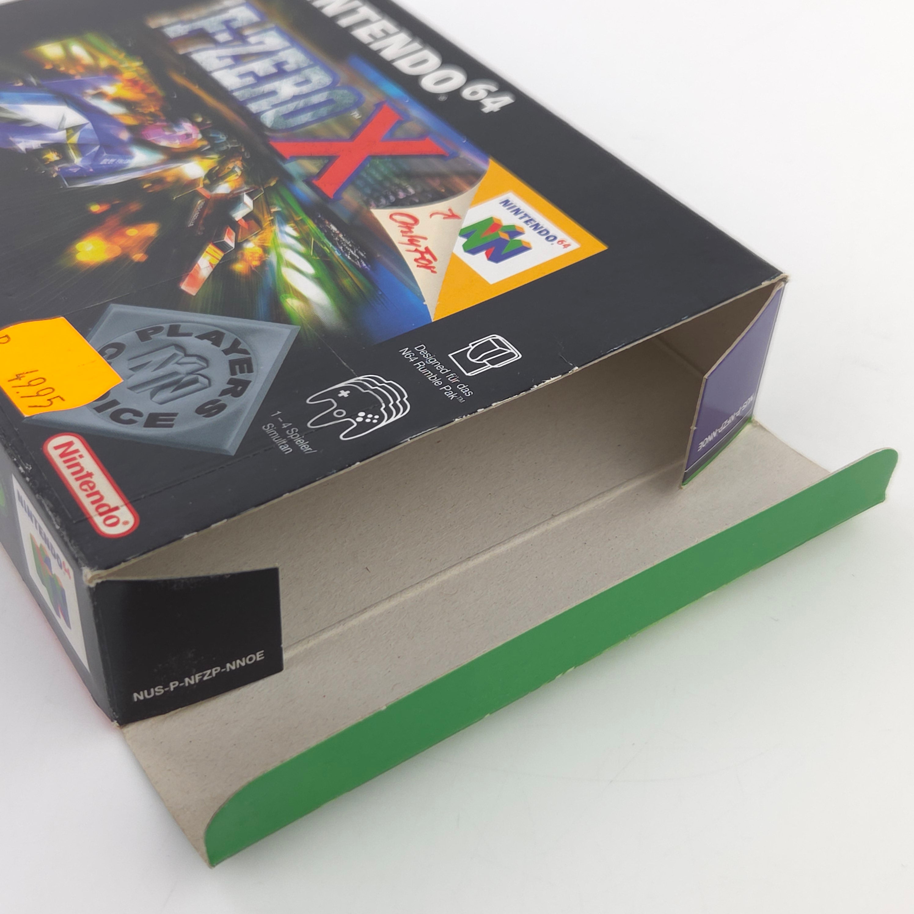 Nintendo 64 Spiel F-Zero X N64 OVP CIB PAL EUR Gebraucht