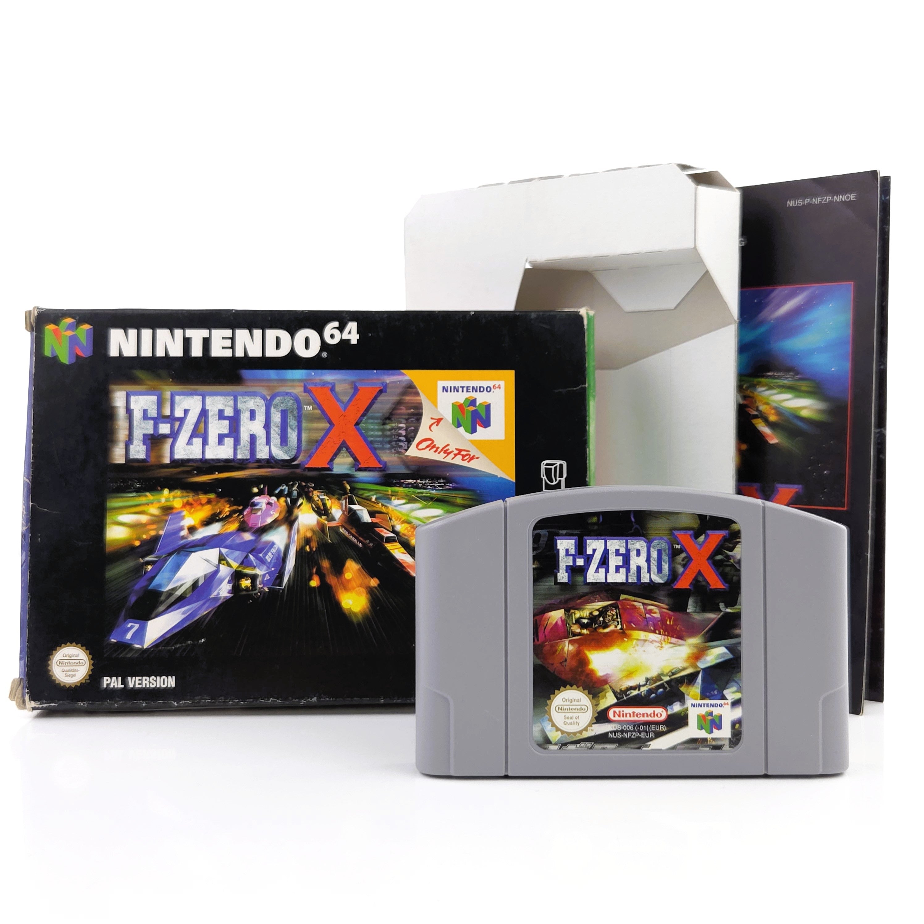 Nintendo 64 Spiel – F-Zero X (OVP PAL CIB)