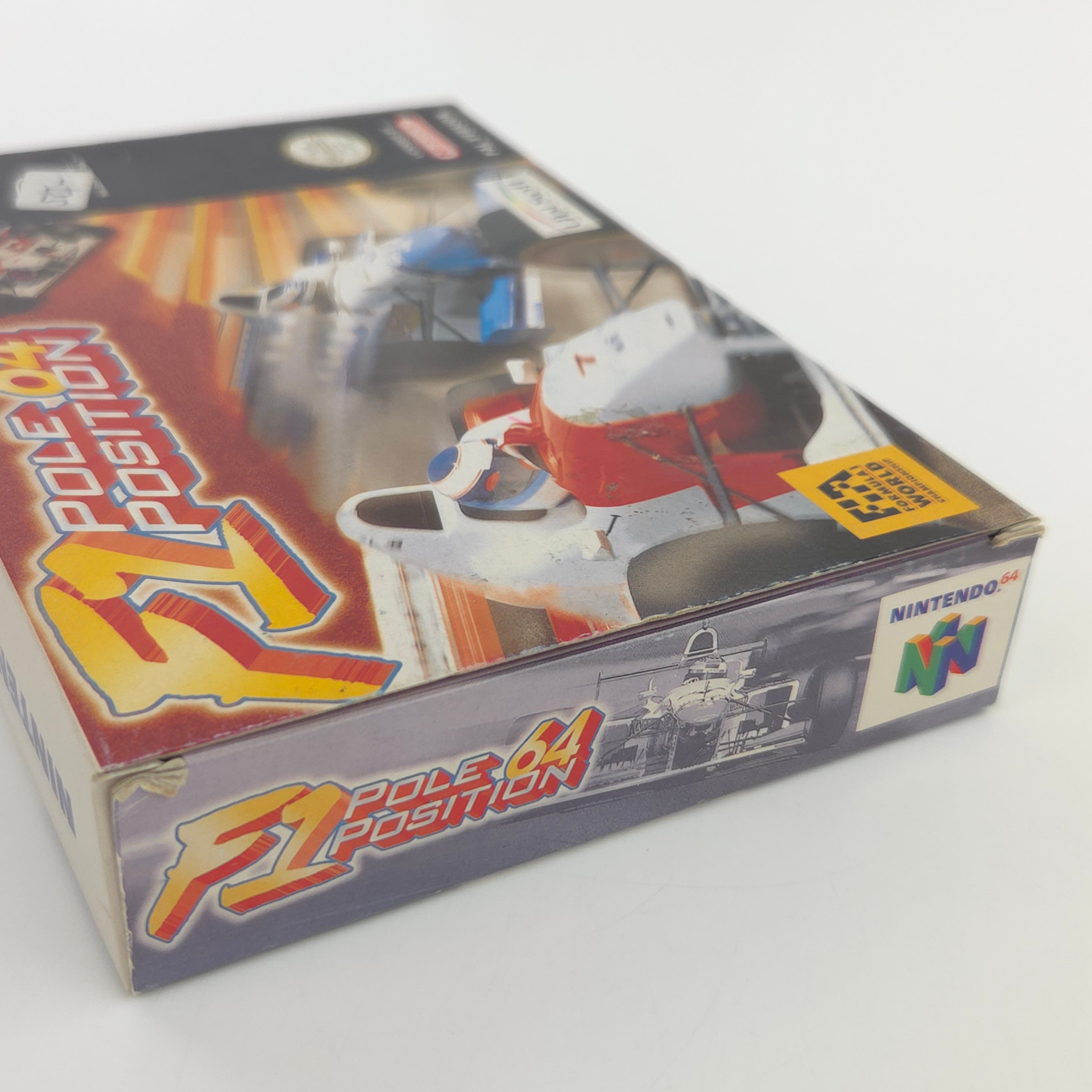Nintendo 64 Spiel F1 Pole Position 64 Modul Anleitung OVP